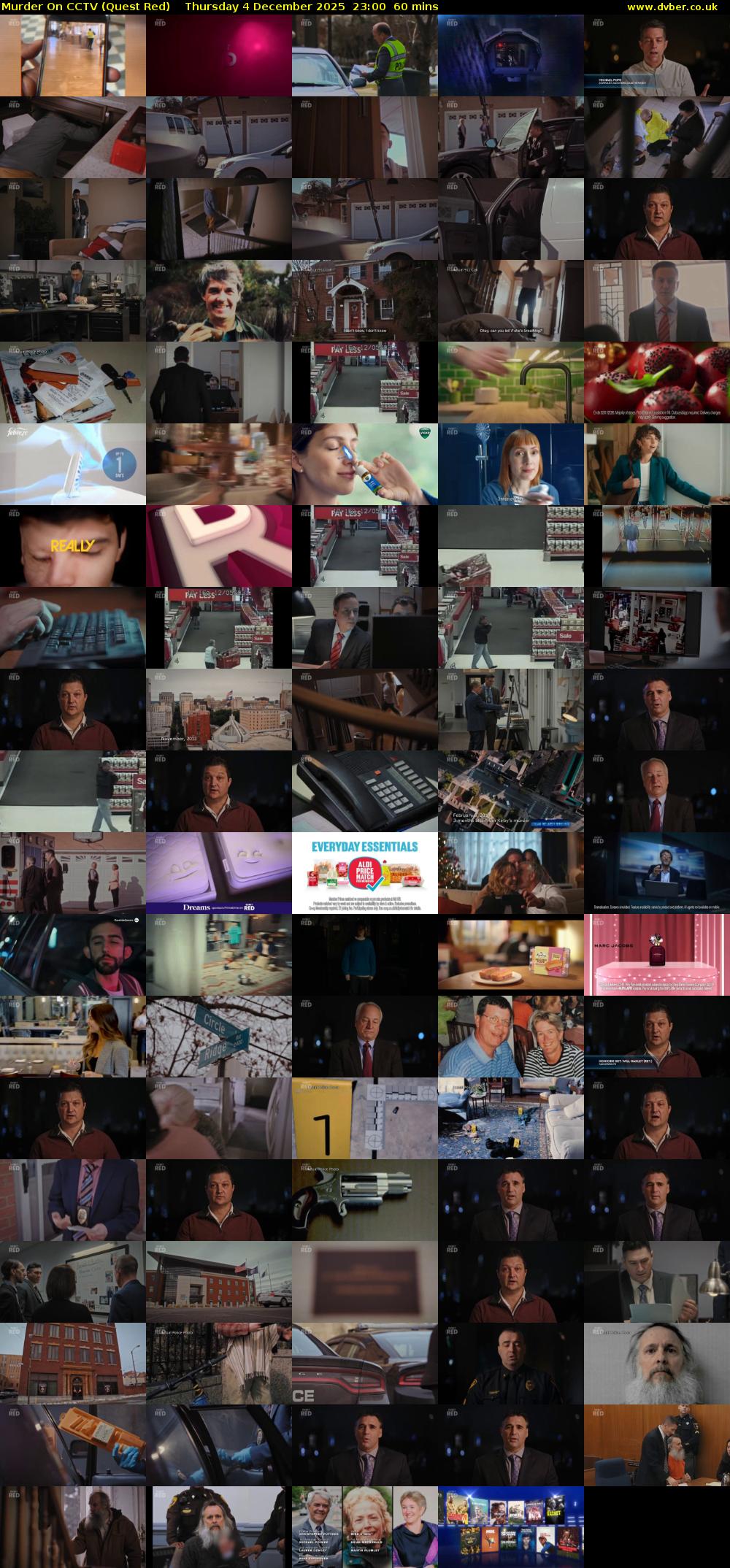 Murder On CCTV (Quest Red) Thursday 4 December 2025 23:00 - 00:00