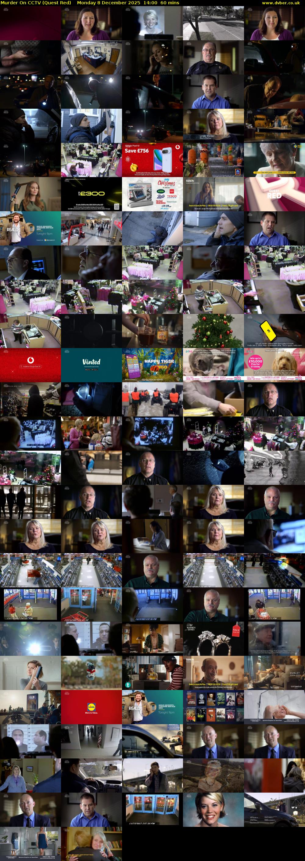 Murder On CCTV (Quest Red) Monday 8 December 2025 14:00 - 15:00