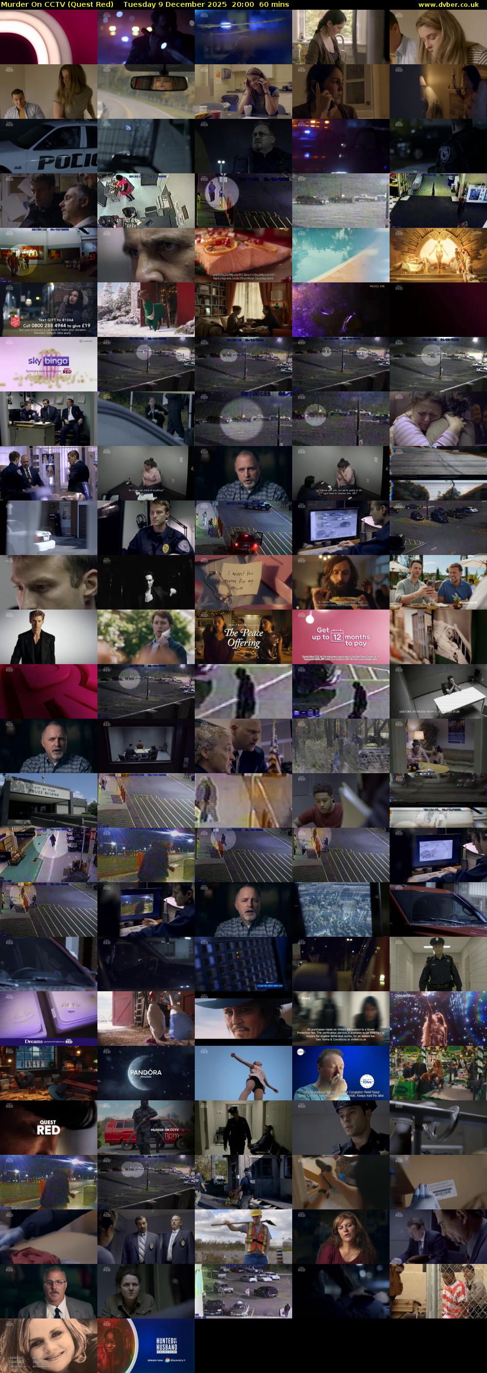 Murder On CCTV (Quest Red) Tuesday 9 December 2025 20:00 - 21:00