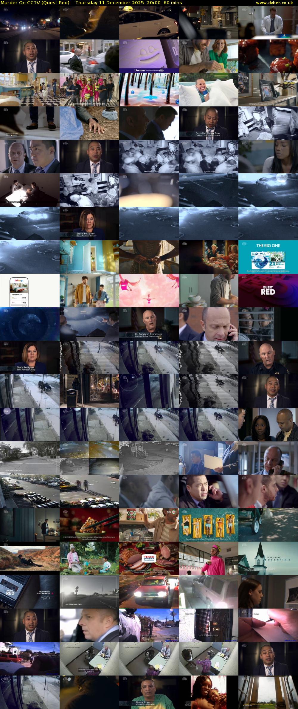 Murder On CCTV (Quest Red) Thursday 11 December 2025 20:00 - 21:00