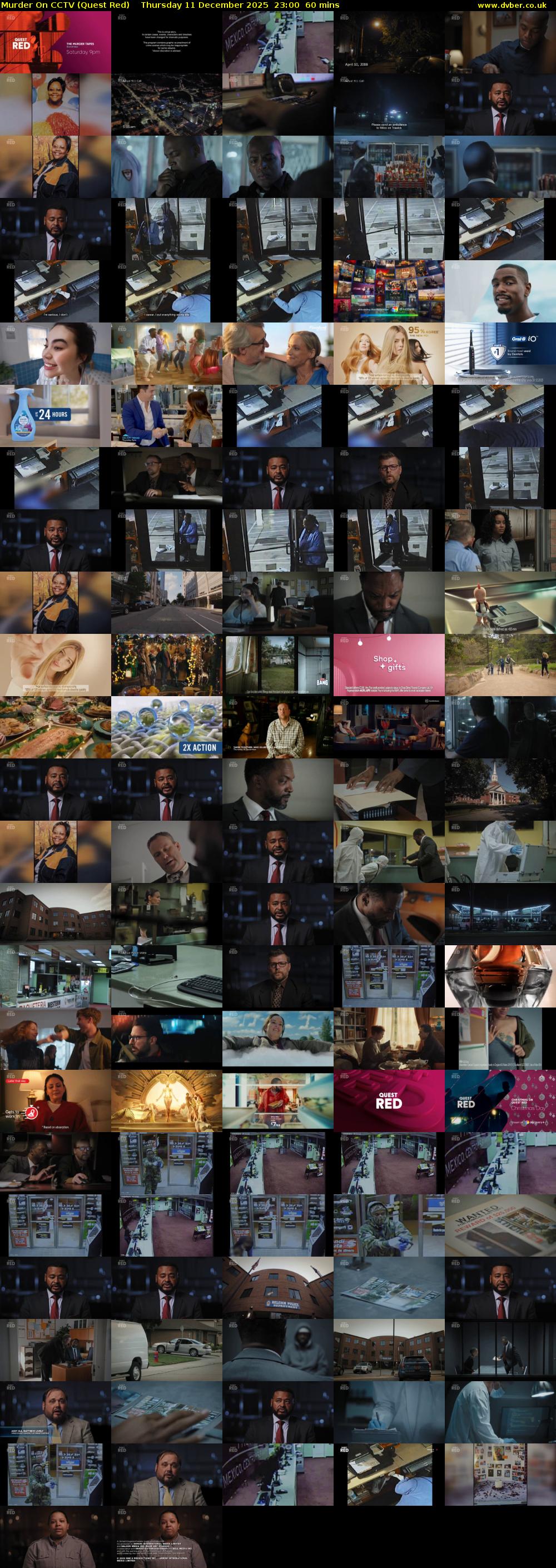 Murder On CCTV (Quest Red) Thursday 11 December 2025 23:00 - 00:00