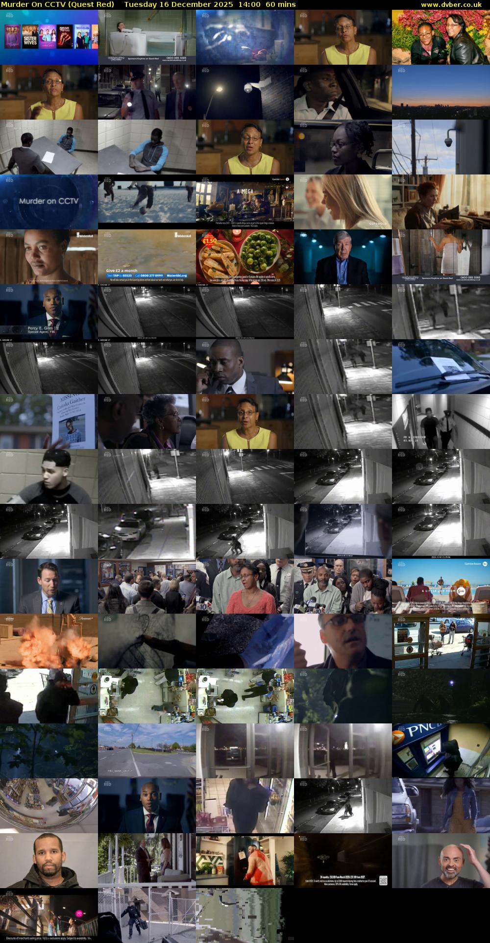 Murder On CCTV (Quest Red) Tuesday 16 December 2025 14:00 - 15:00