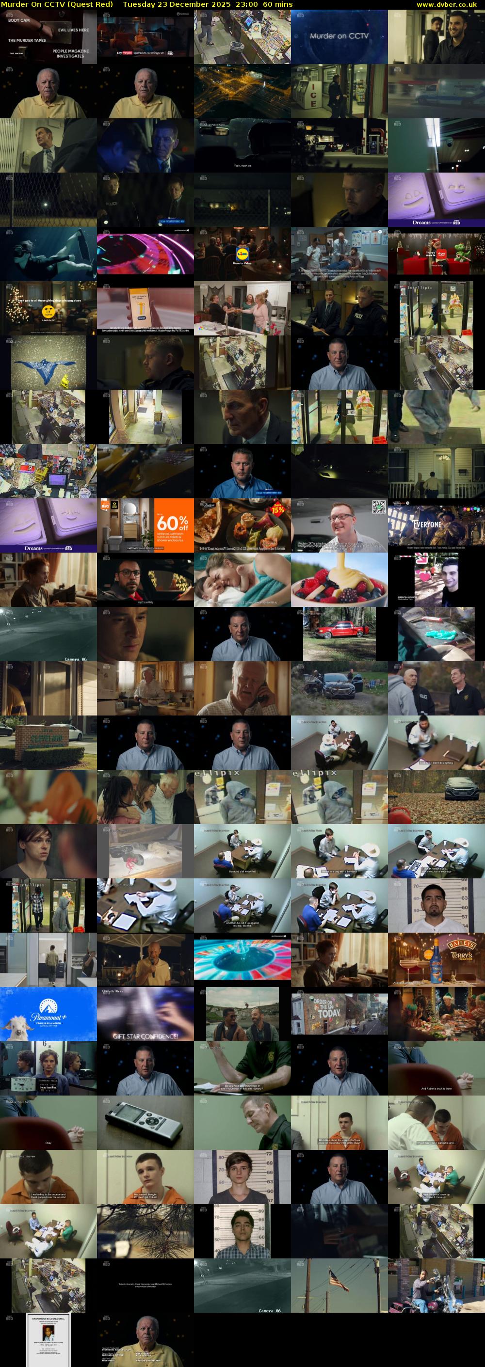 Murder On CCTV (Quest Red) Tuesday 23 December 2025 23:00 - 00:00