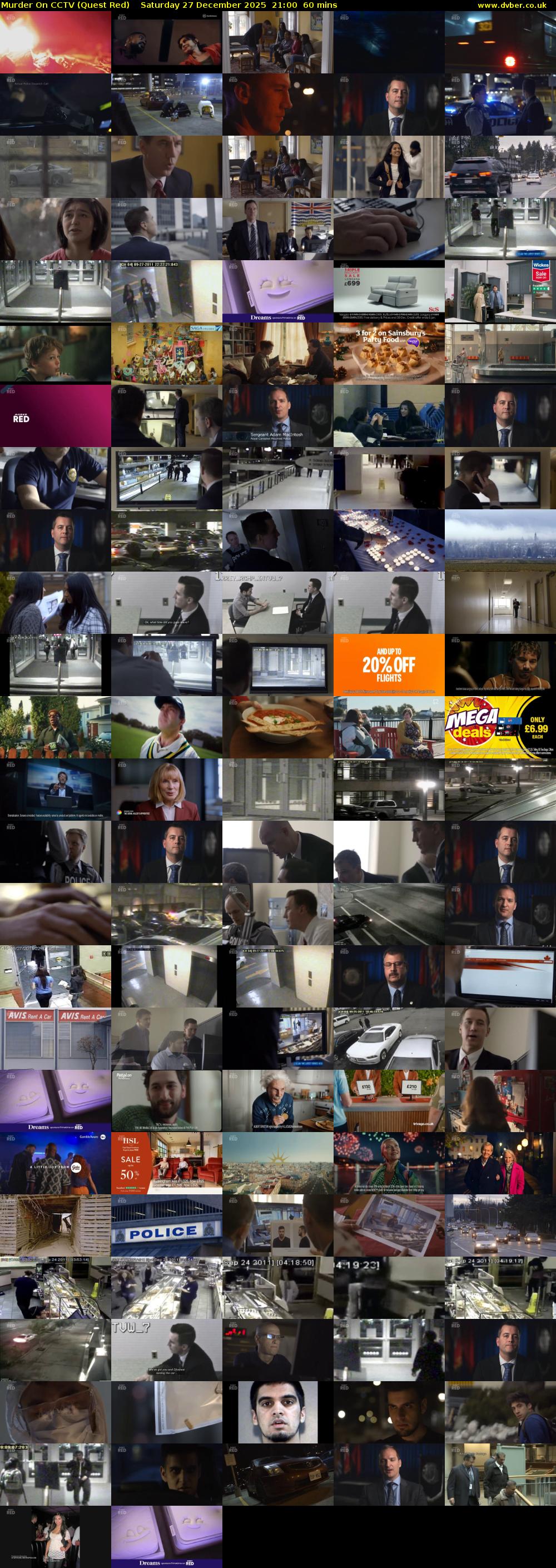Murder On CCTV (Quest Red) Saturday 27 December 2025 21:00 - 22:00