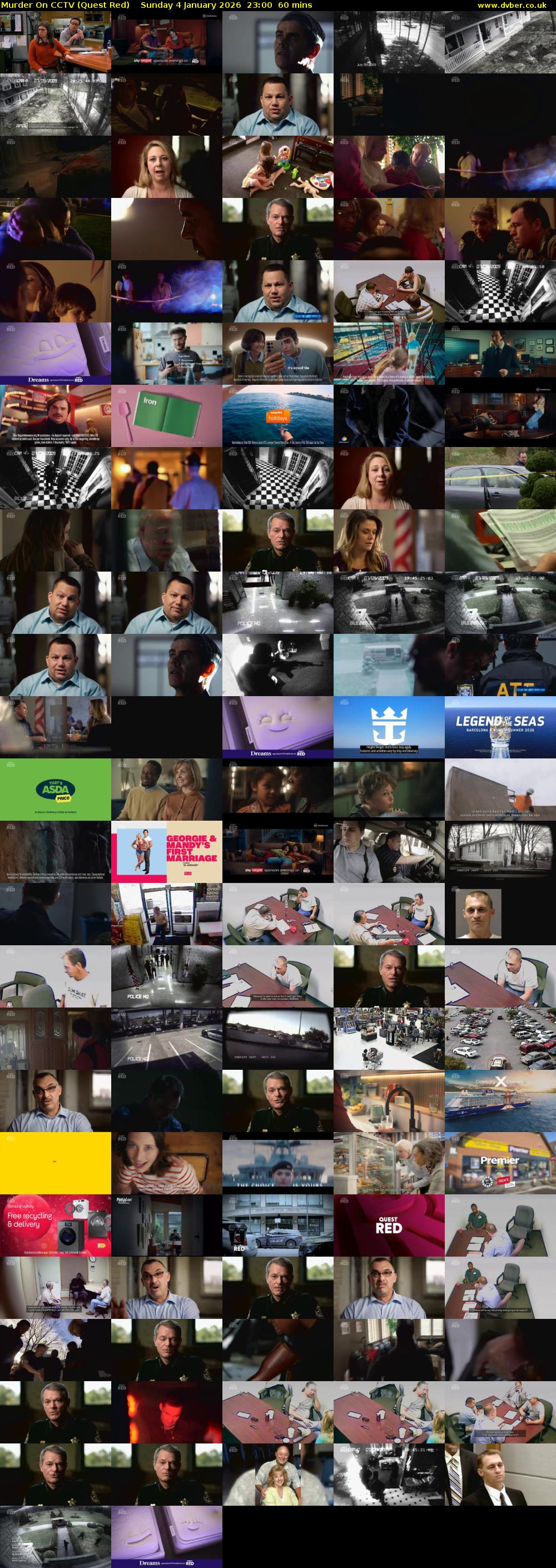 Murder On CCTV (Quest Red) Sunday 4 January 2026 23:00 - 00:00