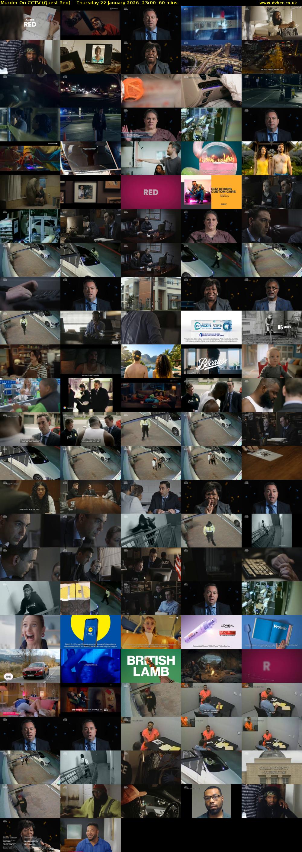 Murder On CCTV (Quest Red) Thursday 22 January 2026 23:00 - 00:00