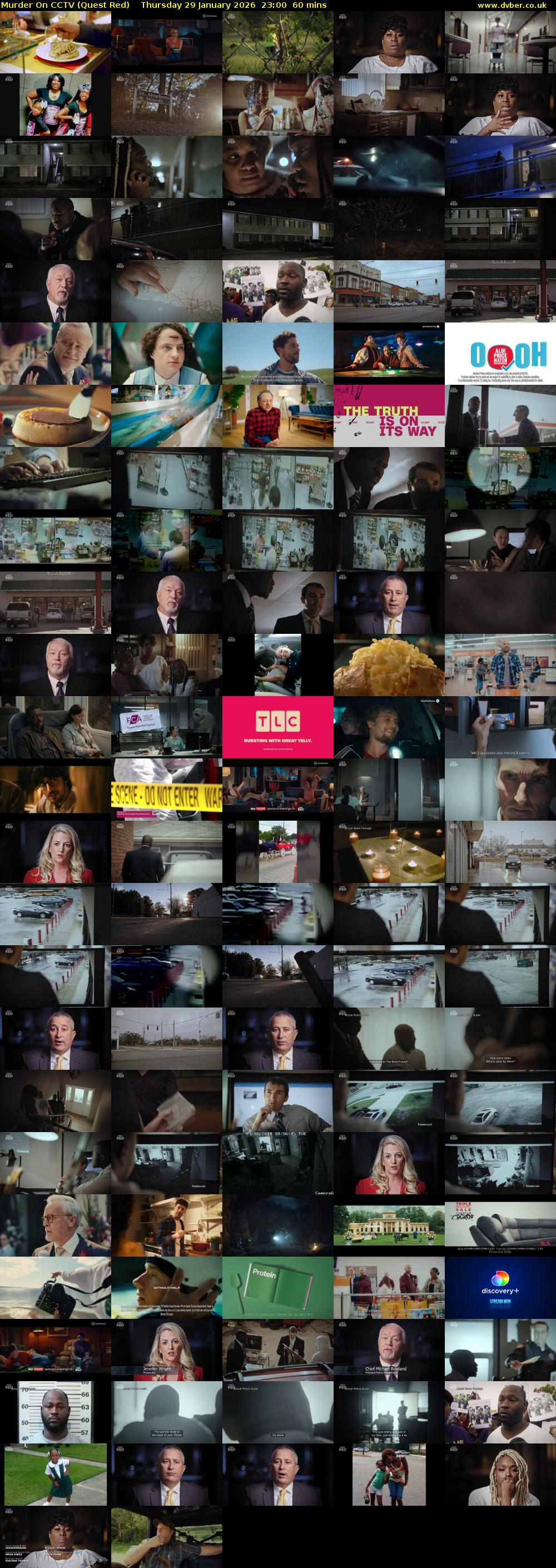 Murder On CCTV (Quest Red) Thursday 29 January 2026 23:00 - 00:00