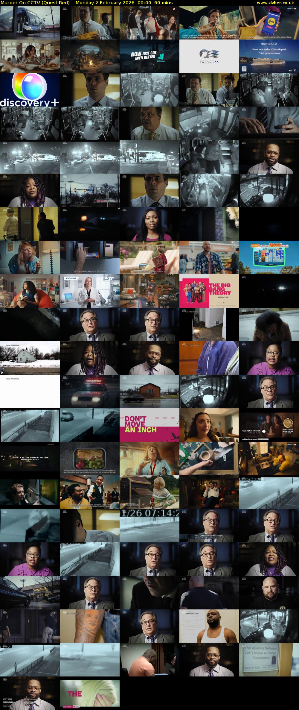 Murder On CCTV (Quest Red) Monday 2 February 2026 00:00 - 01:00