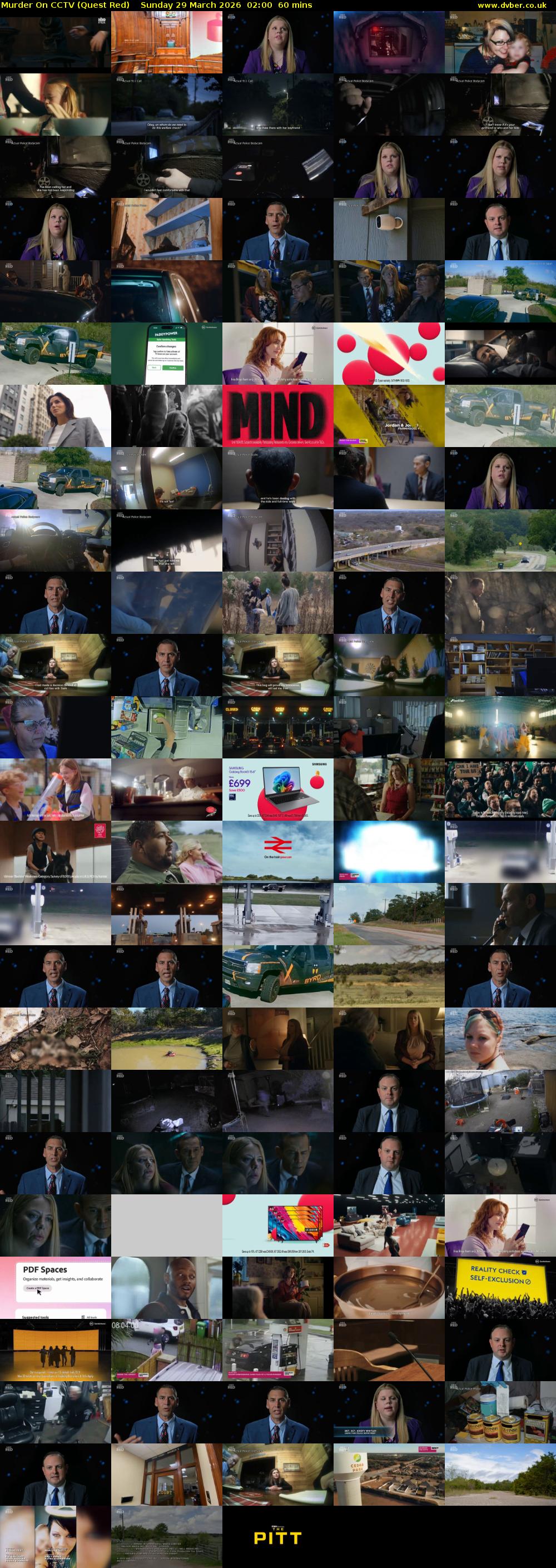 Murder On CCTV (Quest Red) Sunday 29 March 2026 02:00 - 03:00