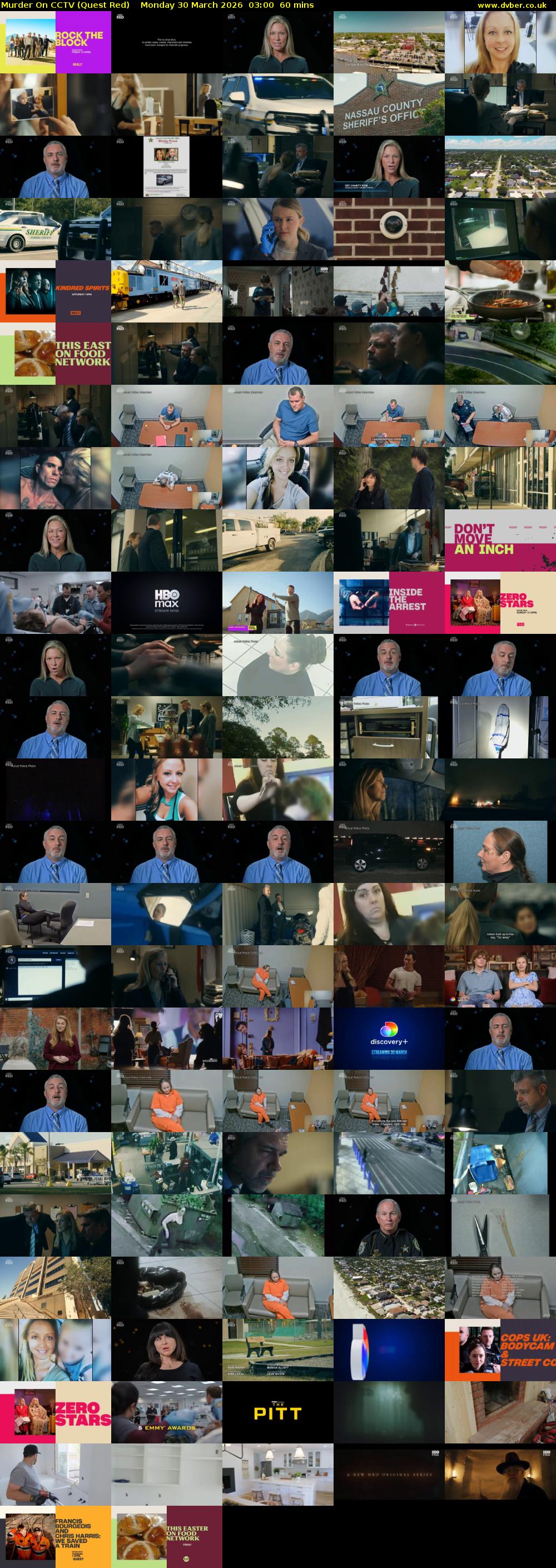 Murder On CCTV (Quest Red) Monday 30 March 2026 03:00 - 04:00