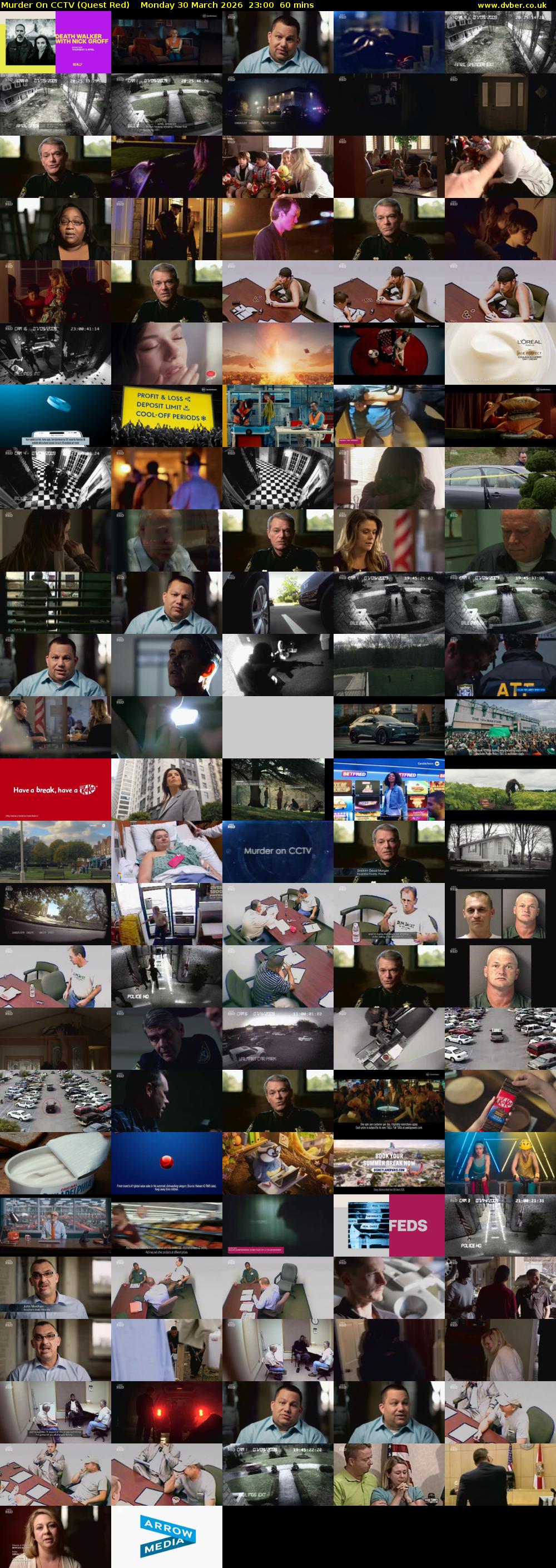 Murder On CCTV (Quest Red) Monday 30 March 2026 23:00 - 00:00