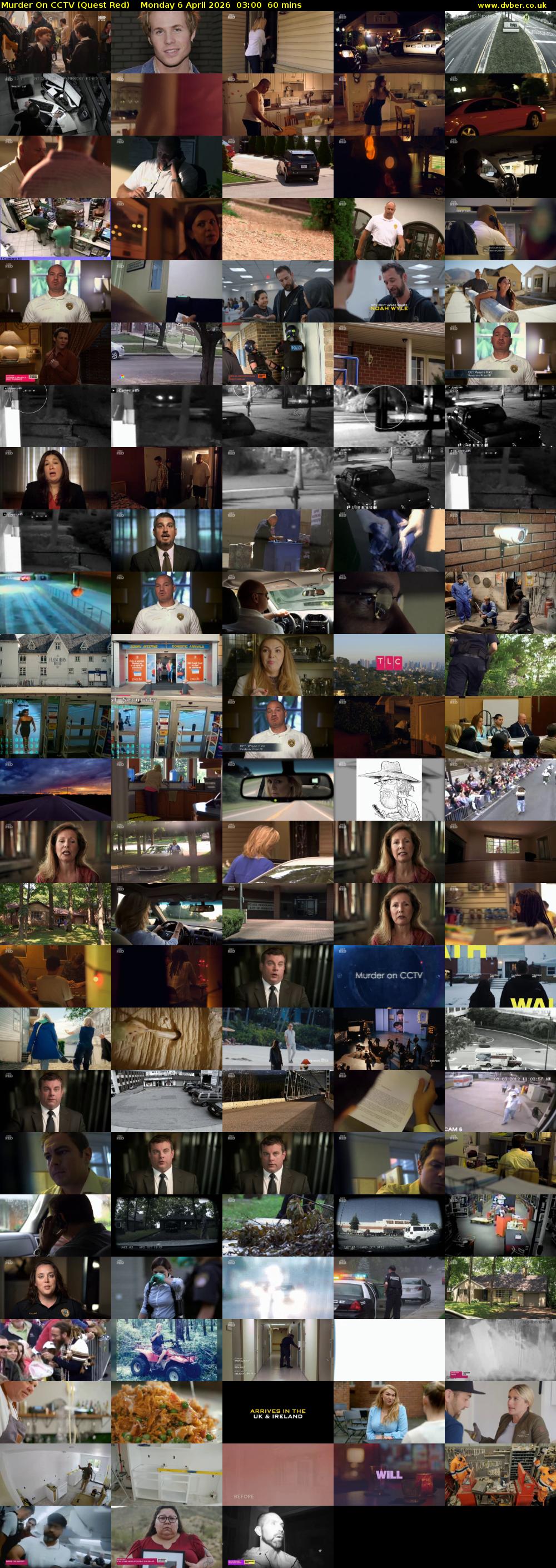 Murder On CCTV (Quest Red) Monday 6 April 2026 03:00 - 04:00