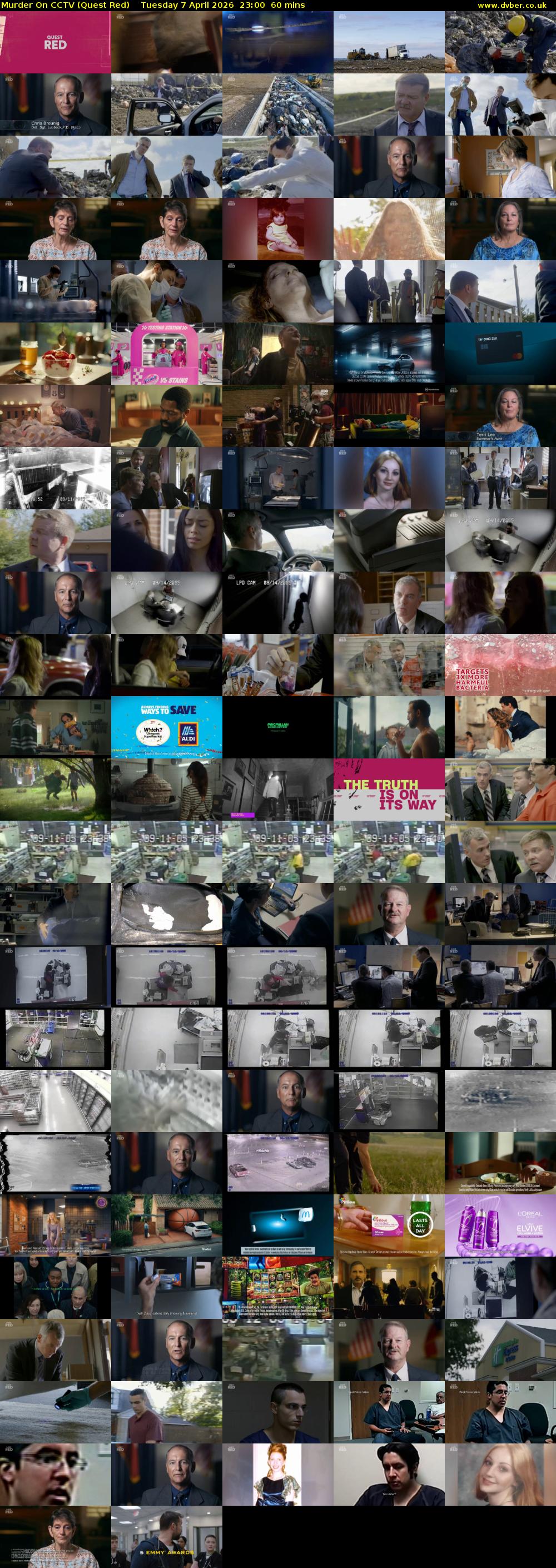 Murder On CCTV (Quest Red) Tuesday 7 April 2026 23:00 - 00:00