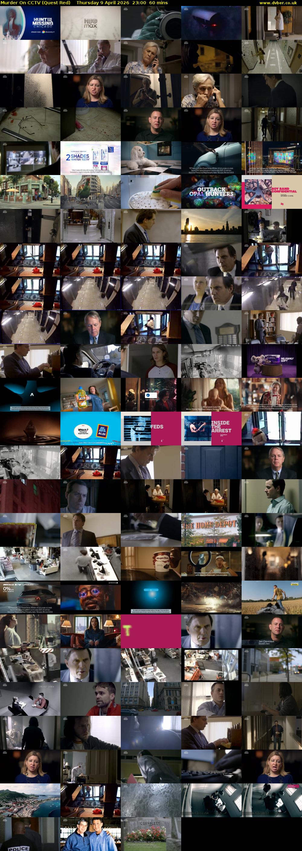 Murder On CCTV (Quest Red) Thursday 9 April 2026 23:00 - 00:00