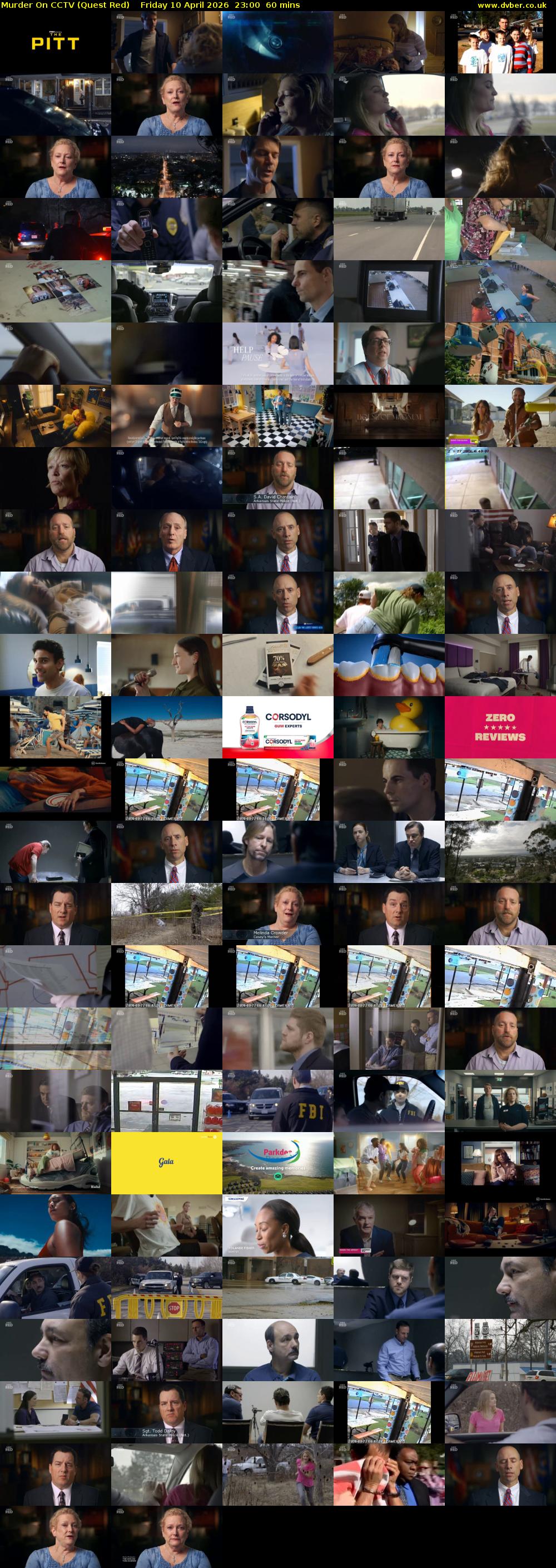 Murder On CCTV (Quest Red) Friday 10 April 2026 23:00 - 00:00