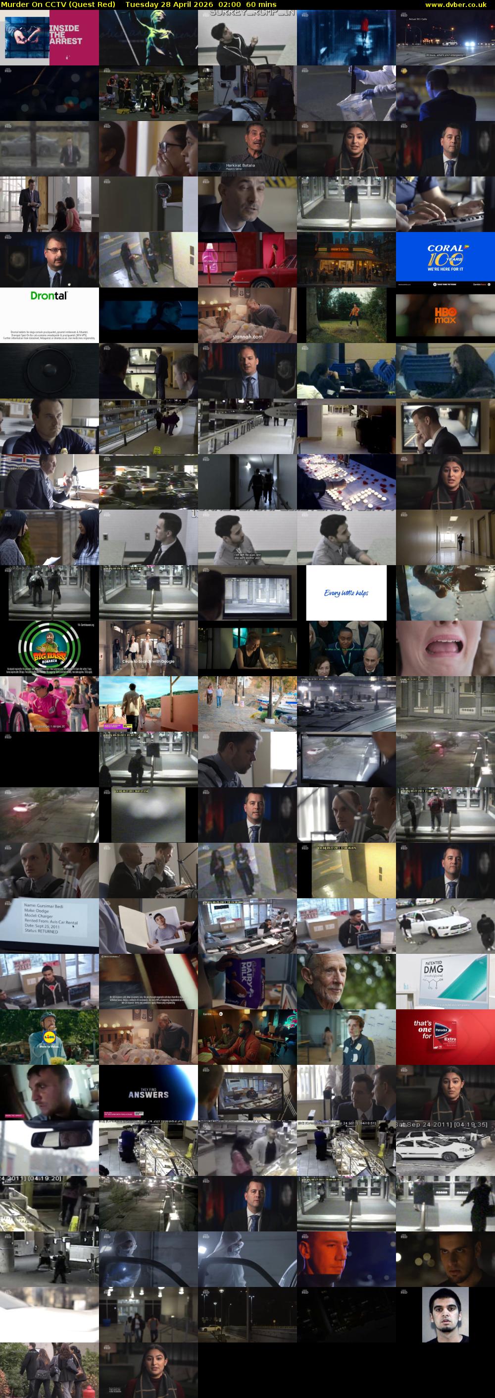 Murder On CCTV (Quest Red) Tuesday 28 April 2026 02:00 - 03:00