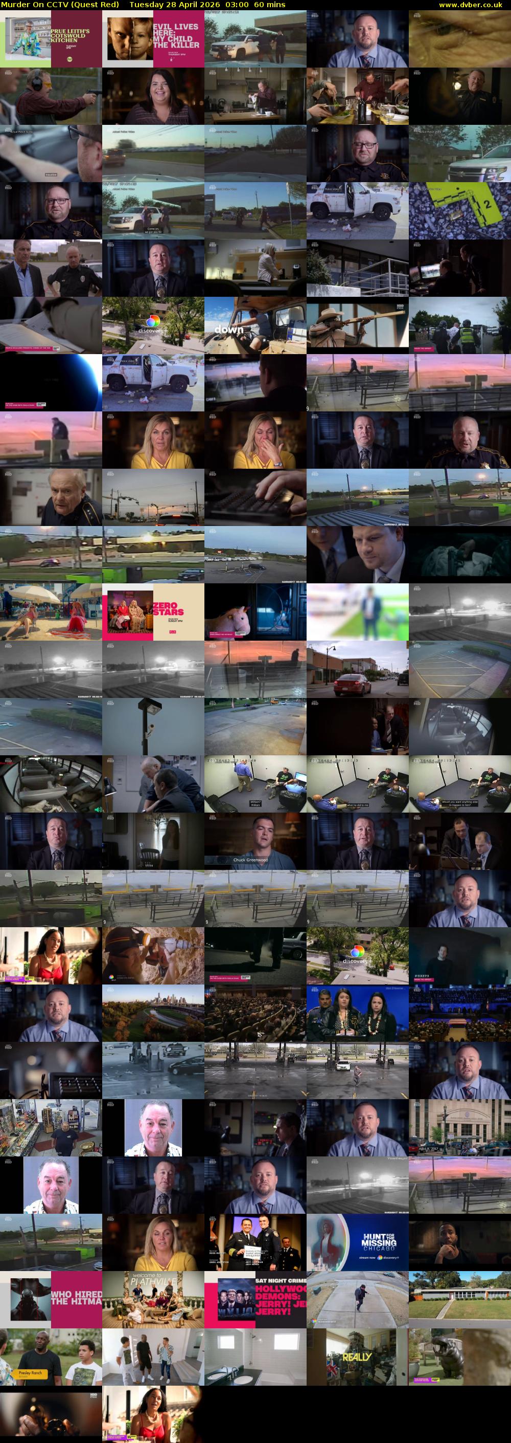 Murder On CCTV (Quest Red) Tuesday 28 April 2026 03:00 - 04:00
