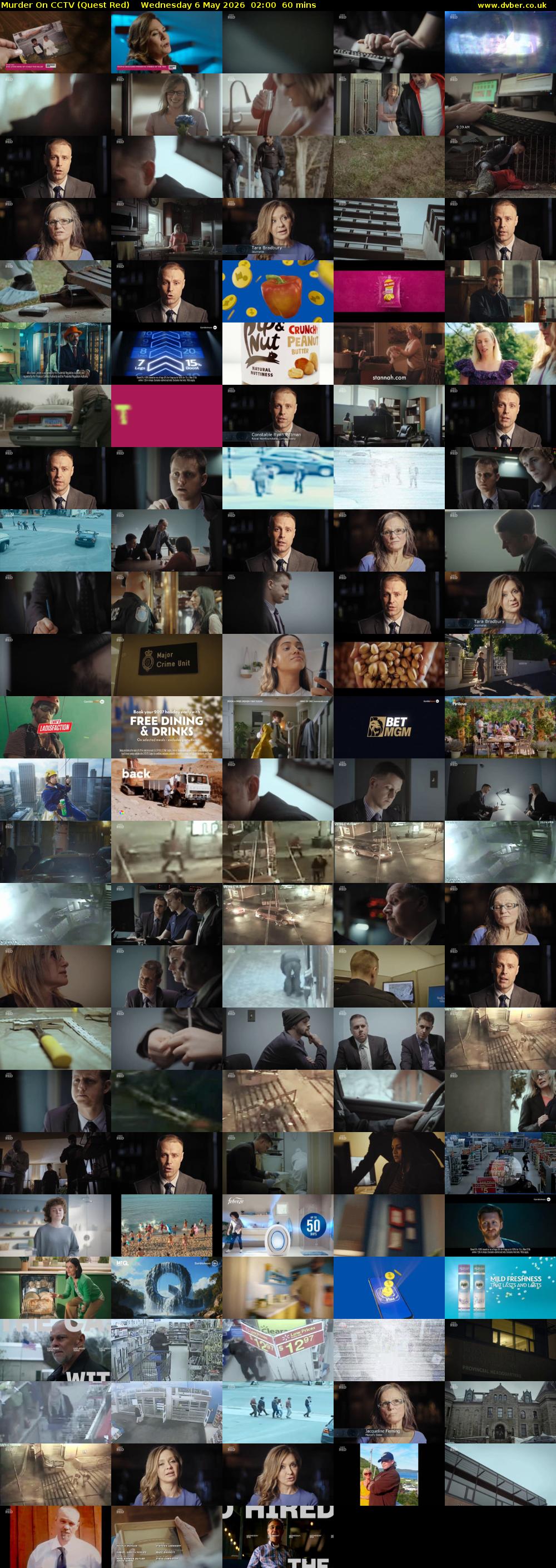 Murder On CCTV (Quest Red) Wednesday 6 May 2026 02:00 - 03:00