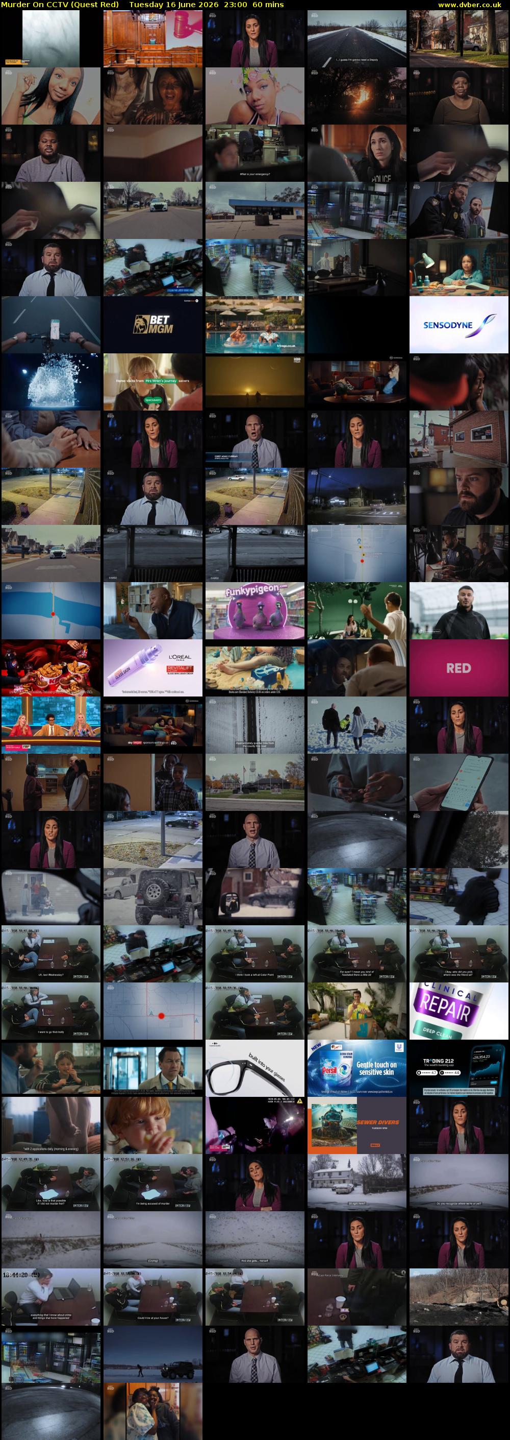 Murder On CCTV (Quest Red) Tuesday 16 June 2026 23:00 - 00:00