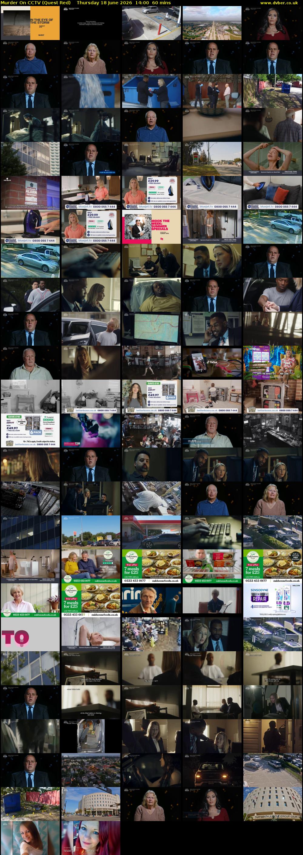 Murder On CCTV (Quest Red) Thursday 18 June 2026 14:00 - 15:00