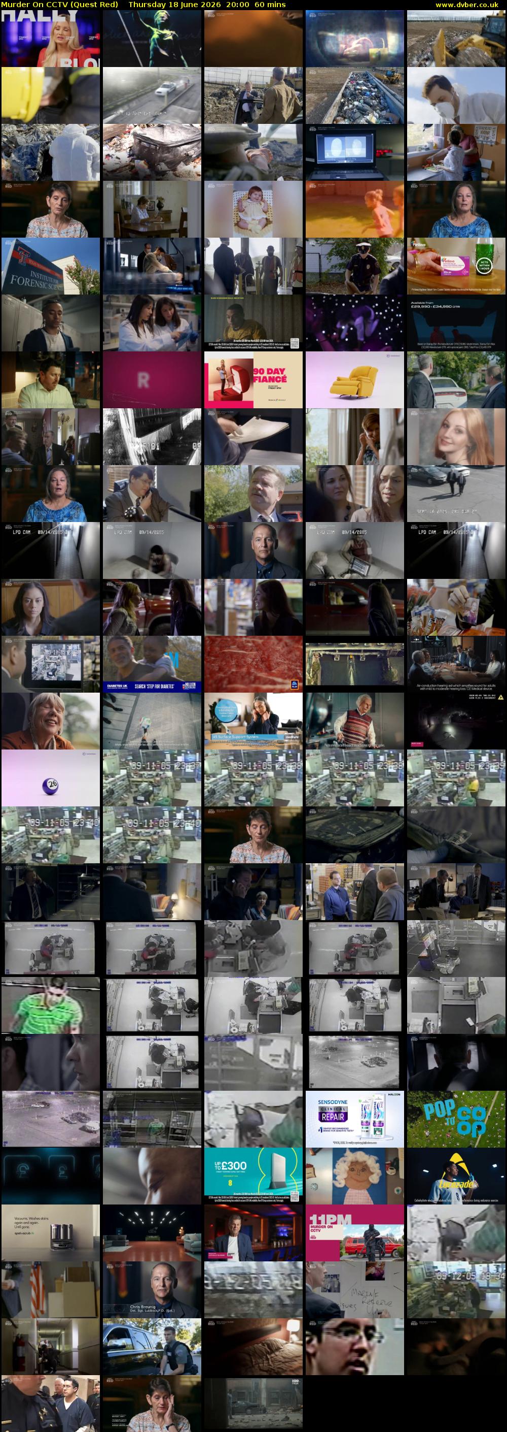 Murder On CCTV (Quest Red) Thursday 18 June 2026 20:00 - 21:00