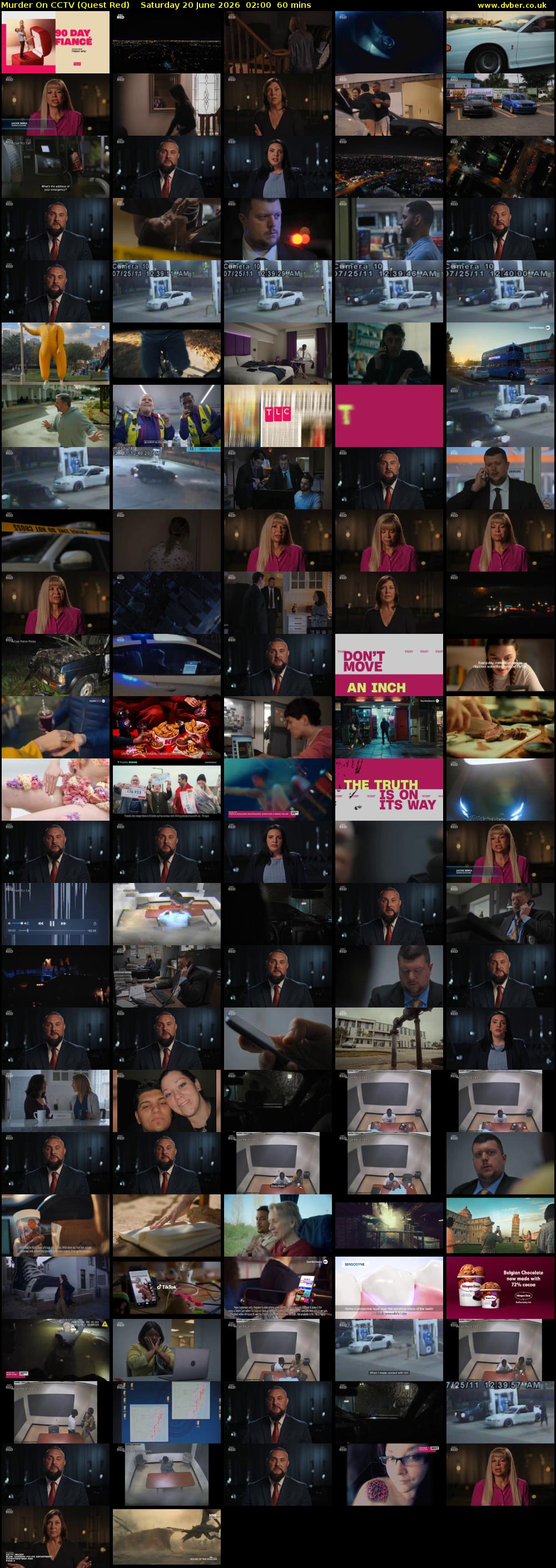 Murder On CCTV (Quest Red) Saturday 20 June 2026 02:00 - 03:00