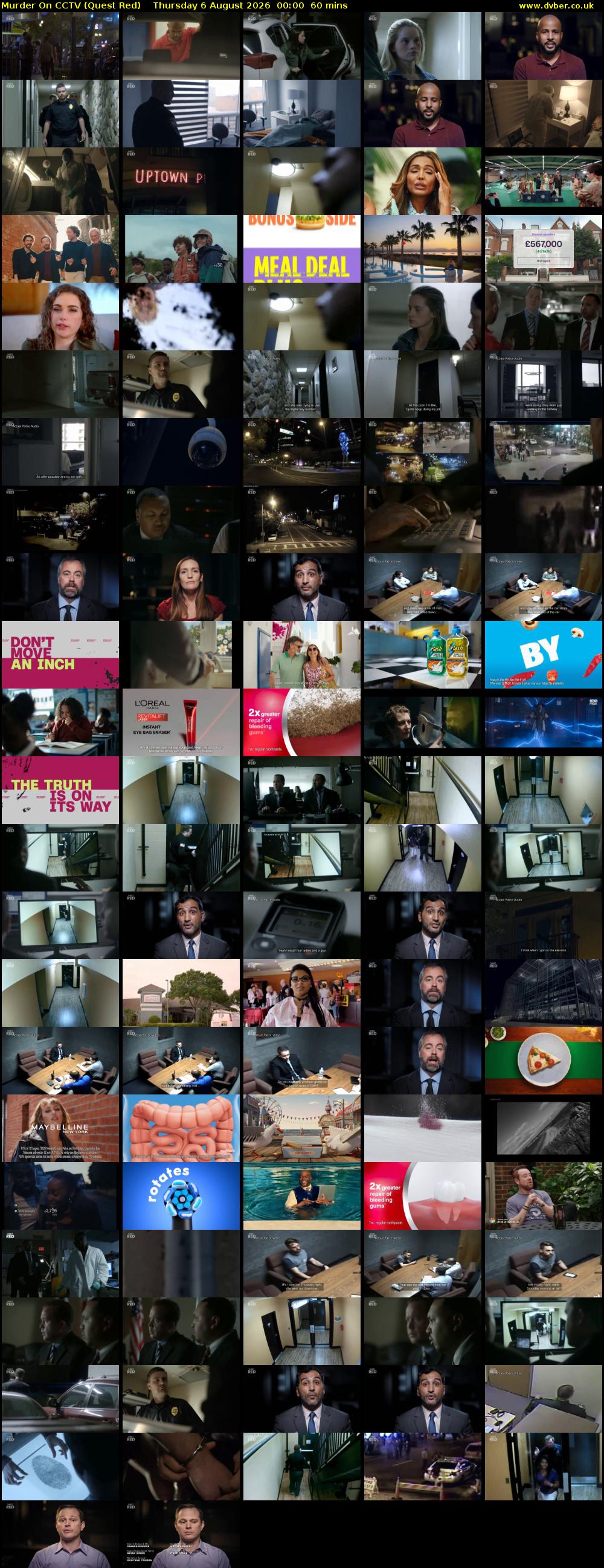 Murder On CCTV (Quest Red) Thursday 6 August 2026 00:00 - 01:00