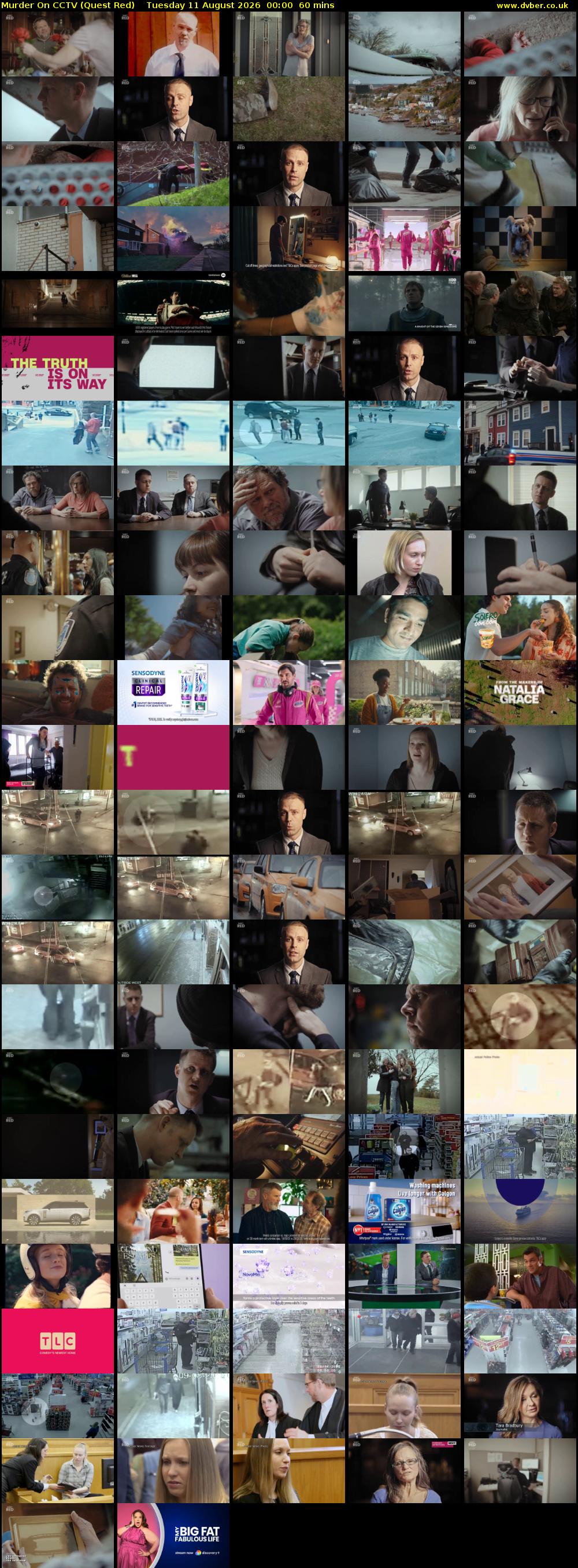 Murder On CCTV (Quest Red) Tuesday 11 August 2026 00:00 - 01:00