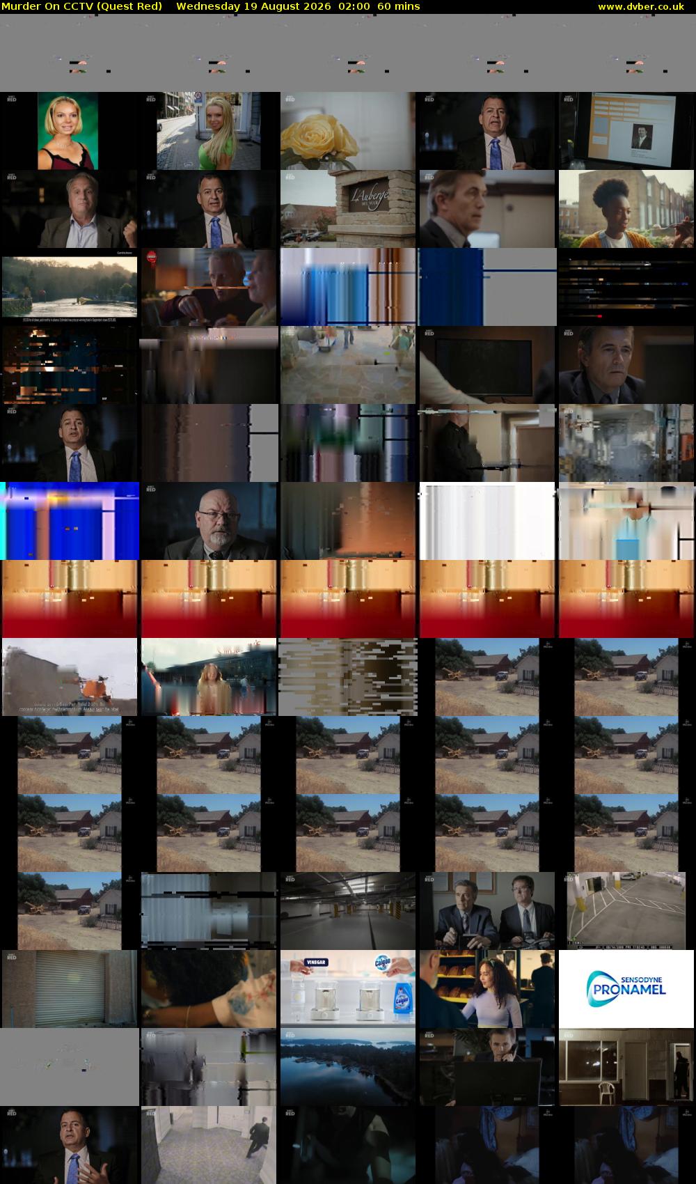 Murder On CCTV (Quest Red) Wednesday 19 August 2026 02:00 - 03:00