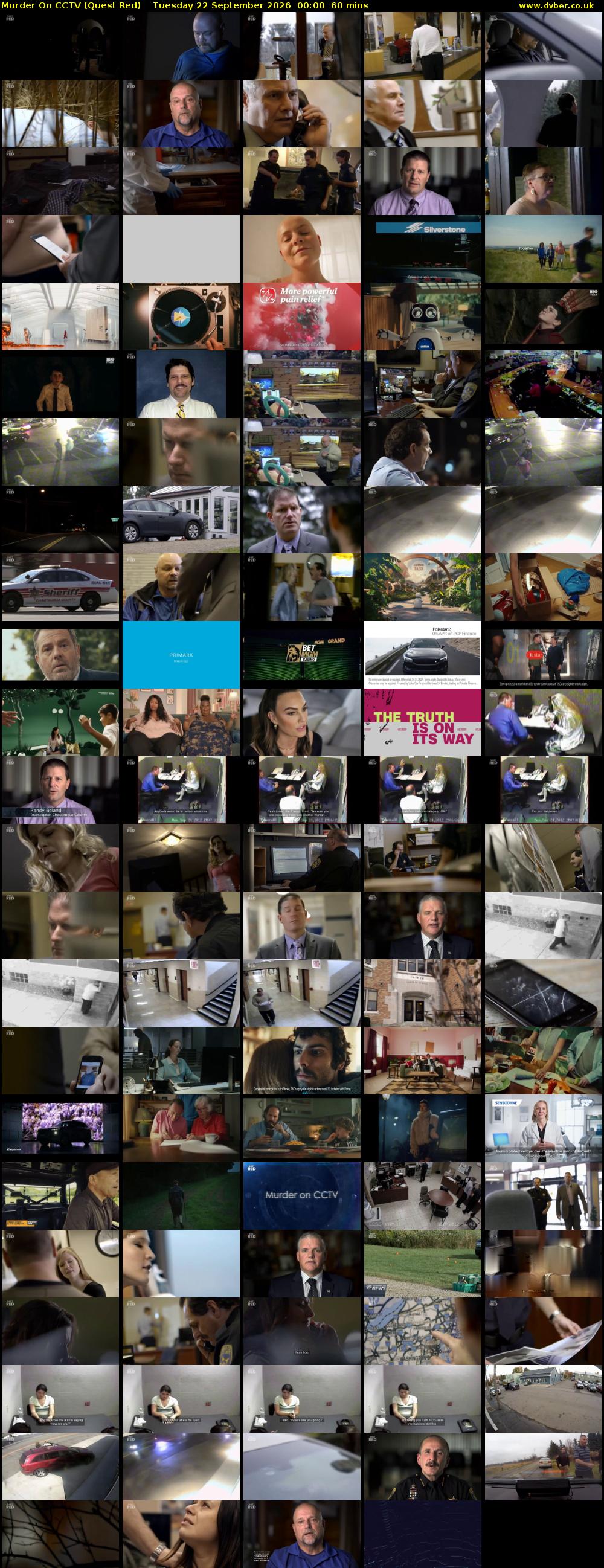 Murder On CCTV (Quest Red) Tuesday 22 September 2026 00:00 - 01:00