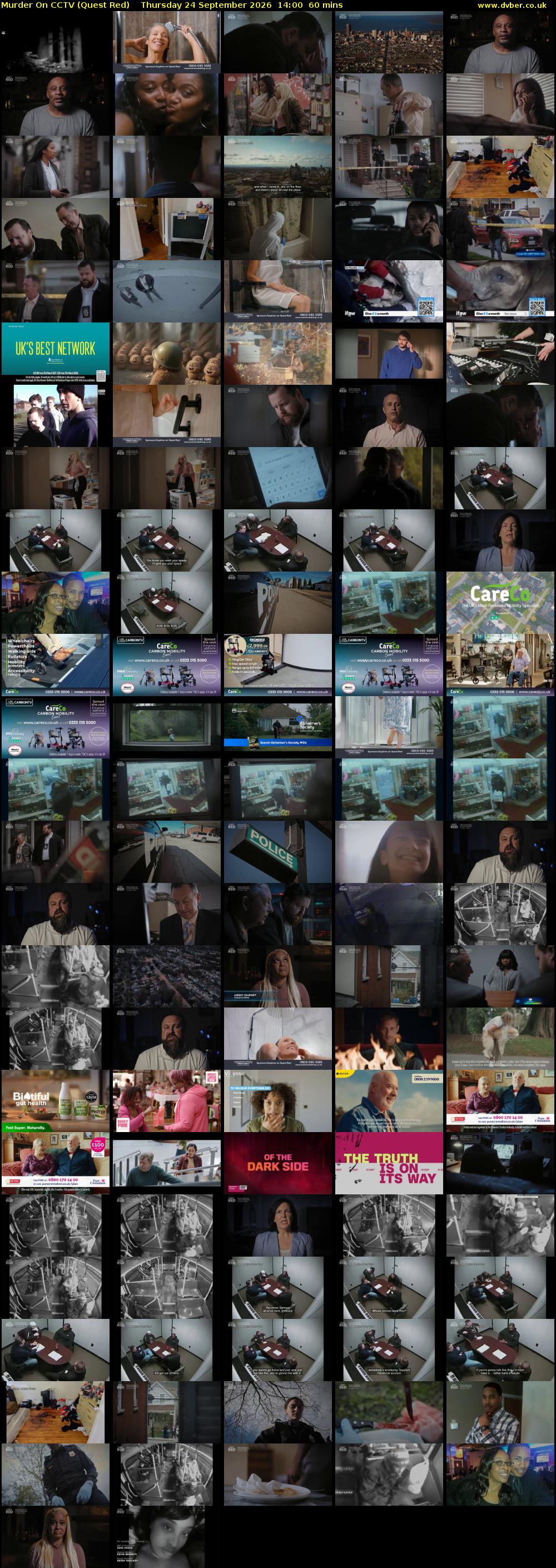 Murder On CCTV (Quest Red) Thursday 24 September 2026 14:00 - 15:00