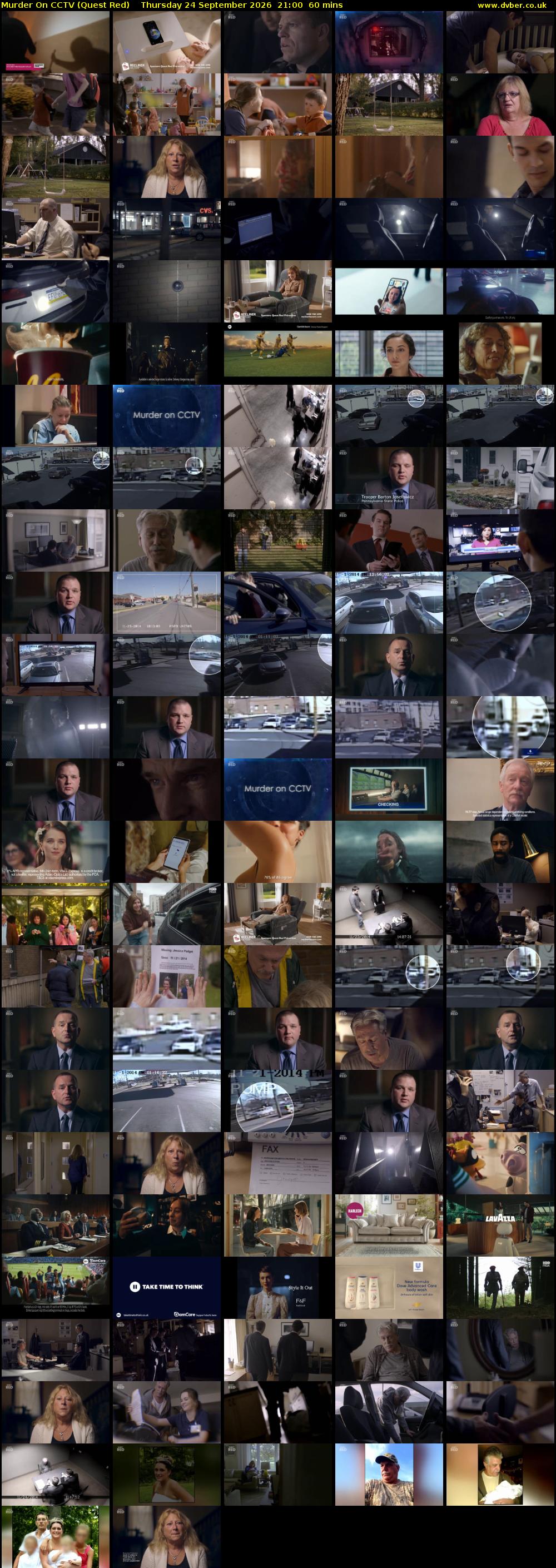 Murder On CCTV (Quest Red) Thursday 24 September 2026 21:00 - 22:00