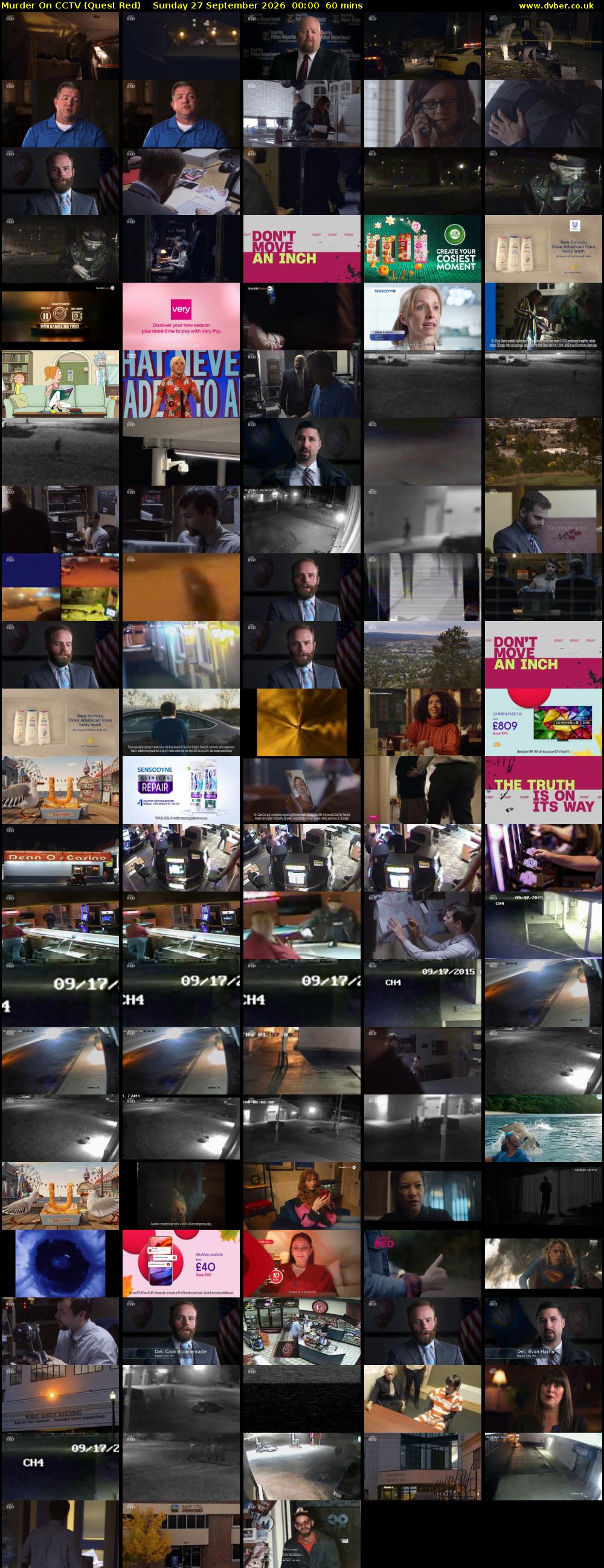Murder On CCTV (Quest Red) Sunday 27 September 2026 00:00 - 01:00