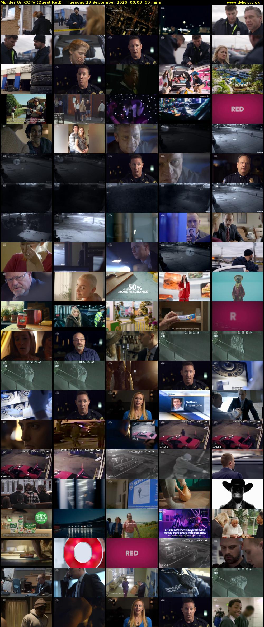 Murder On CCTV (Quest Red) Tuesday 29 September 2026 00:00 - 01:00