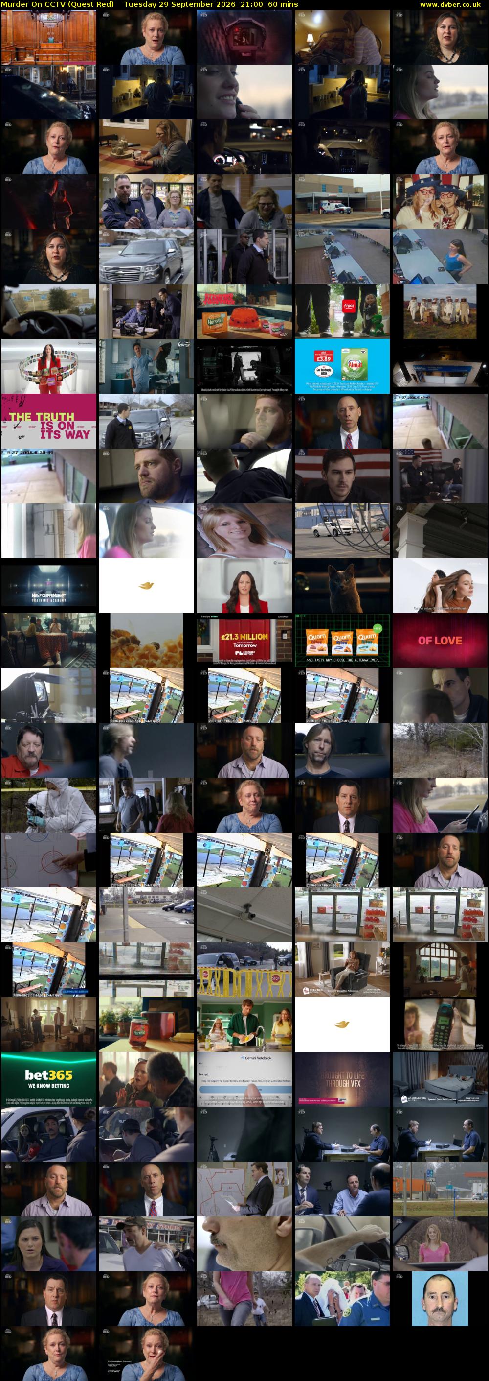 Murder On CCTV (Quest Red) Tuesday 29 September 2026 21:00 - 22:00