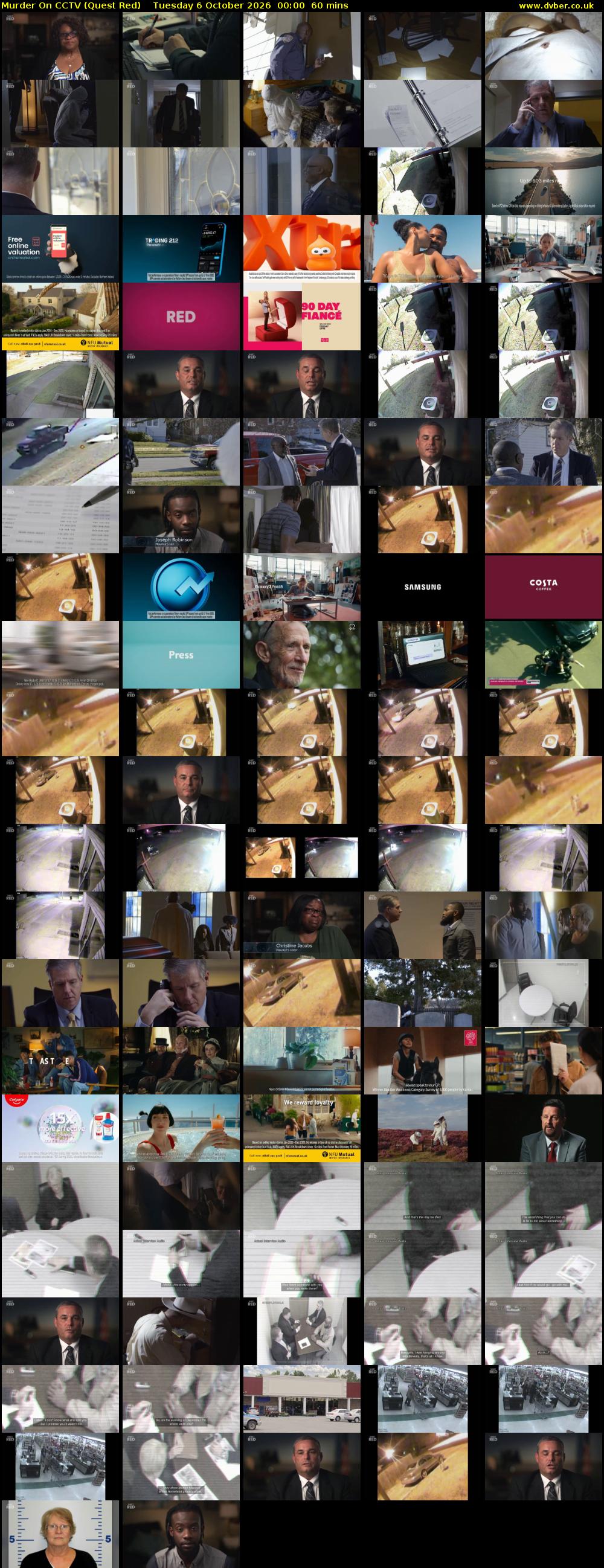 Murder On CCTV (Quest Red) Tuesday 6 October 2026 00:00 - 01:00