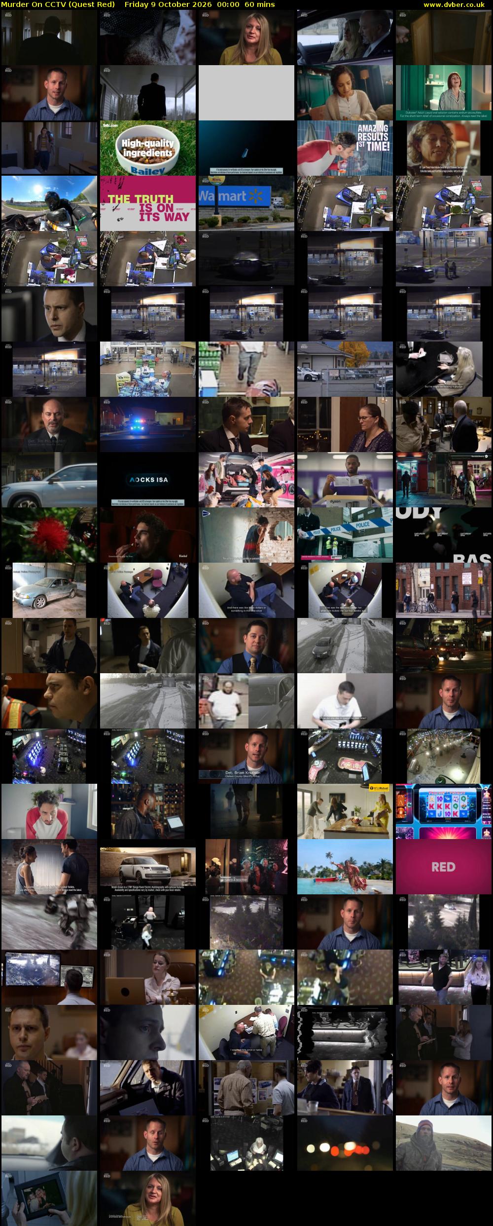 Murder On CCTV (Quest Red) Friday 9 October 2026 00:00 - 01:00
