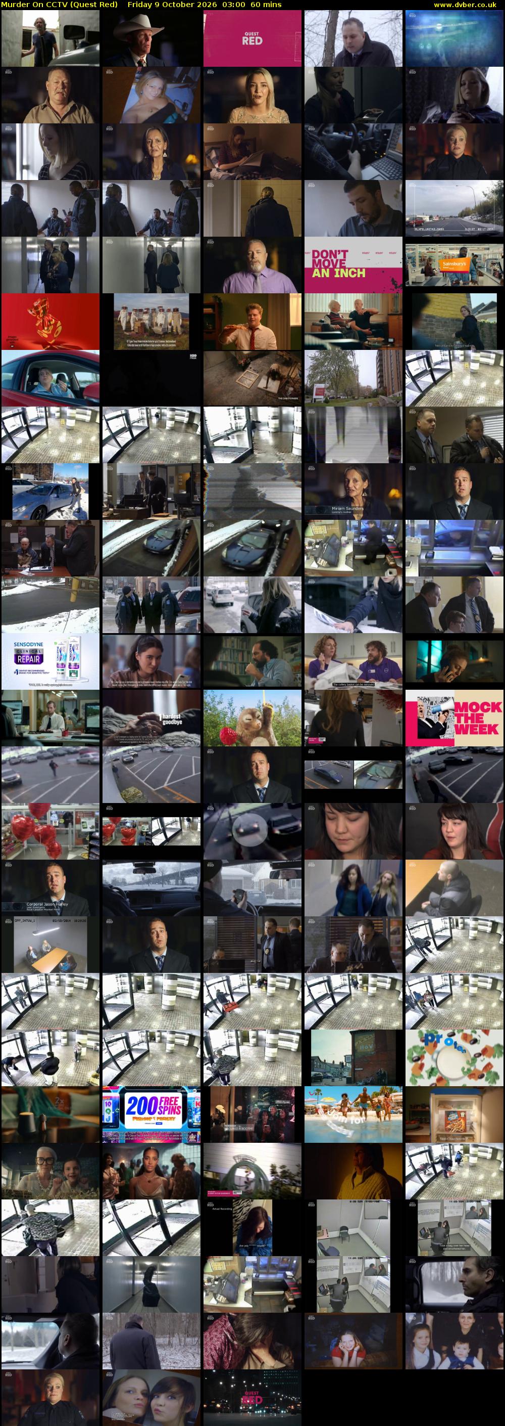 Murder On CCTV (Quest Red) Friday 9 October 2026 03:00 - 04:00