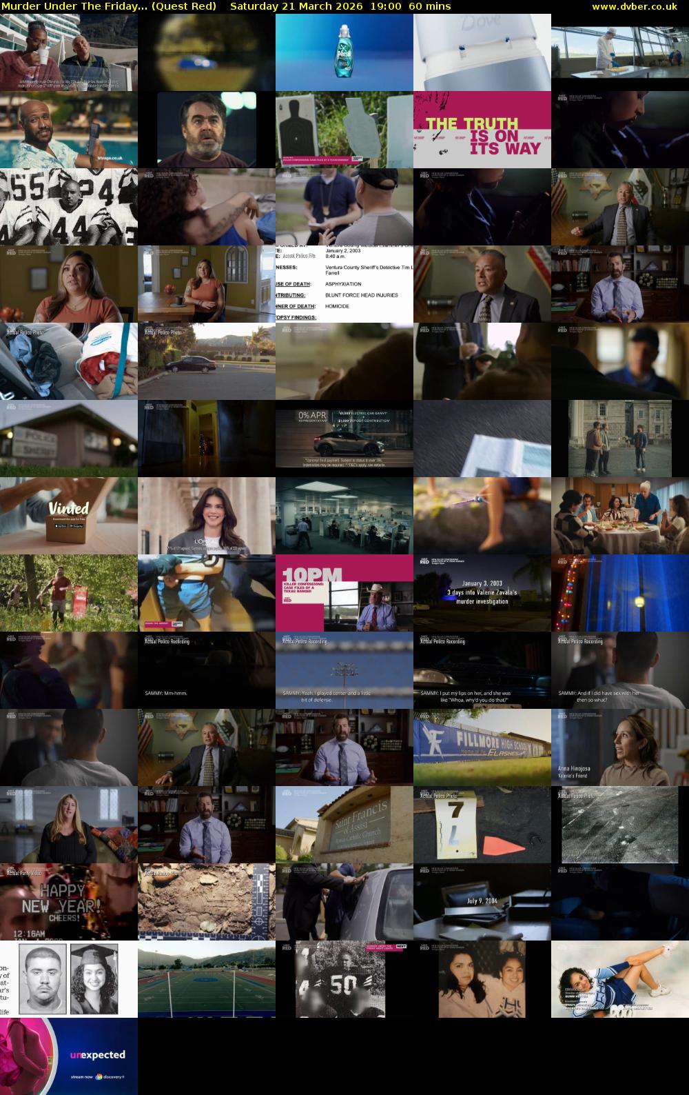 Murder Under The Friday... (Quest Red) Saturday 21 March 2026 19:00 - 20:00