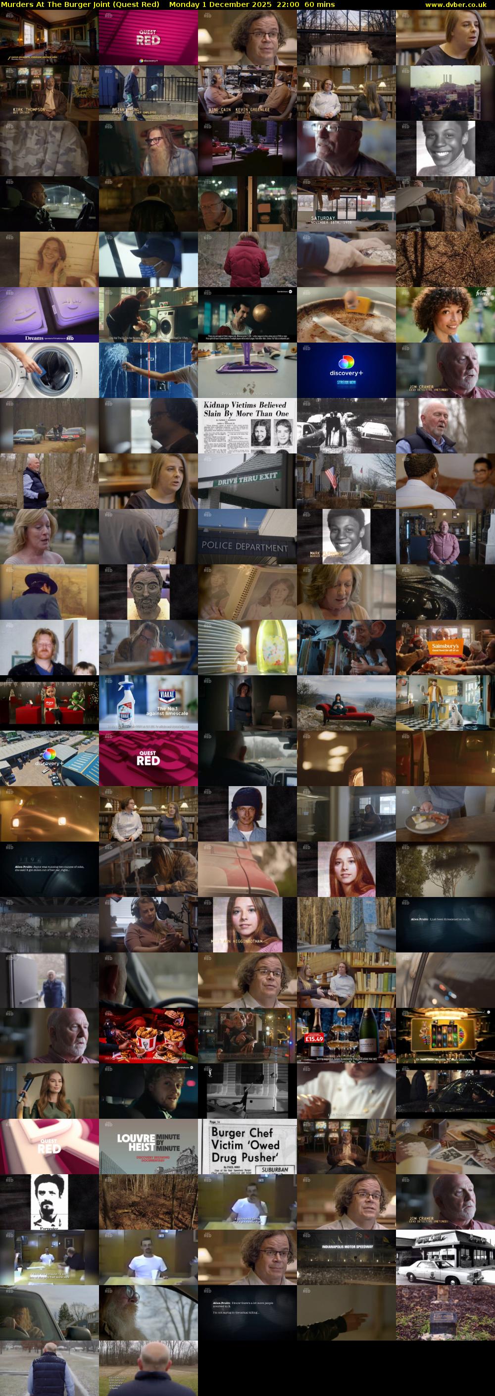 Murders At The Burger Joint (Quest Red) Monday 1 December 2025 22:00 - 23:00