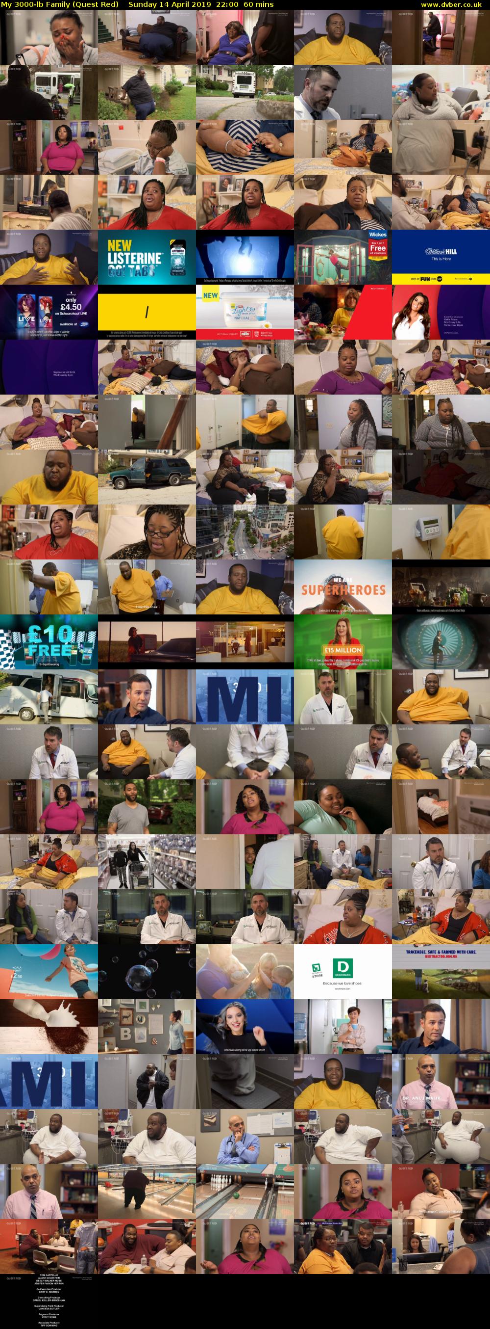 My 3000-lb Family (Quest Red) Sunday 14 April 2019 22:00 - 23:00