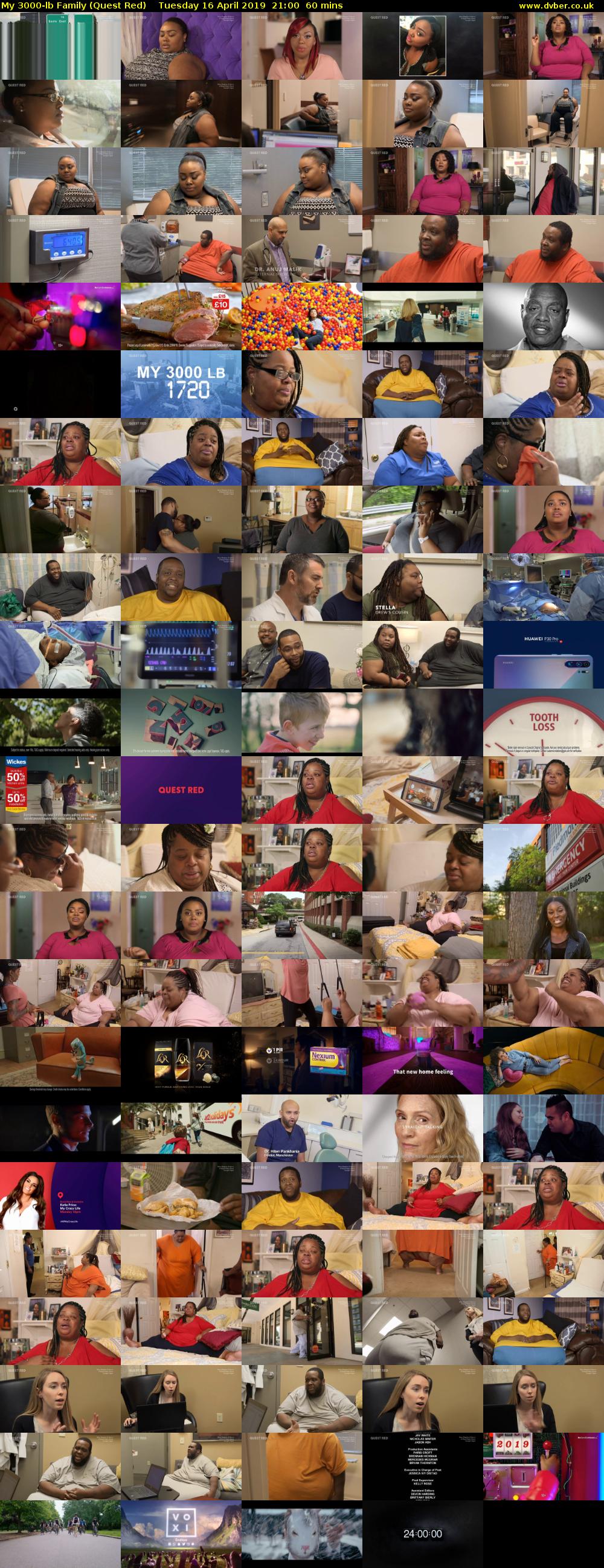 My 3000-lb Family (Quest Red) Tuesday 16 April 2019 21:00 - 22:00