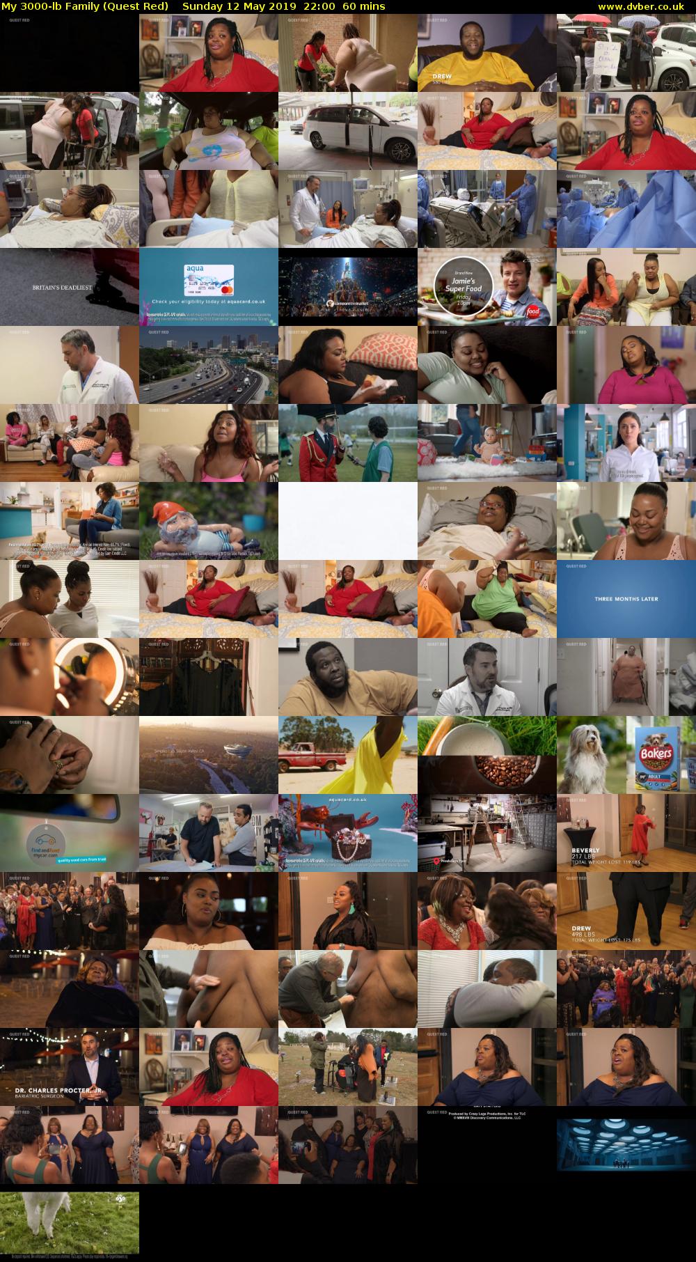 My 3000-lb Family (Quest Red) Sunday 12 May 2019 22:00 - 23:00