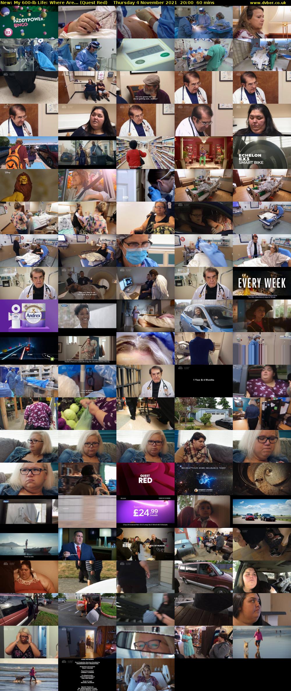 My 600-lb Life: Where Are... (Quest Red) Thursday 4 November 2021 20:00 - 21:00