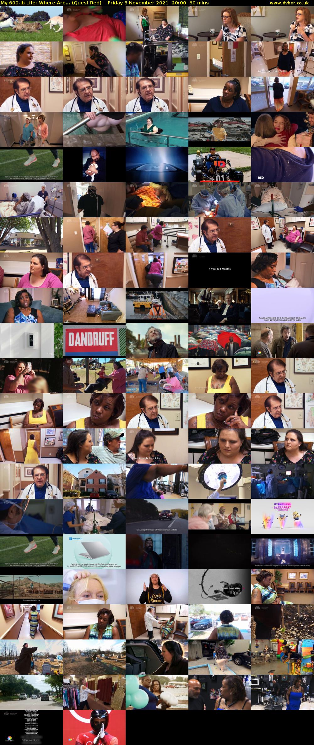 My 600-lb Life: Where Are... (Quest Red) Friday 5 November 2021 20:00 - 21:00
