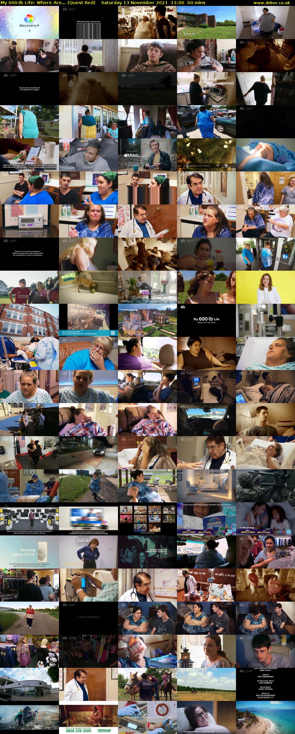My 600-lb Life: Where Are... (Quest Red) Saturday 13 November 2021 11:00 - 12:00