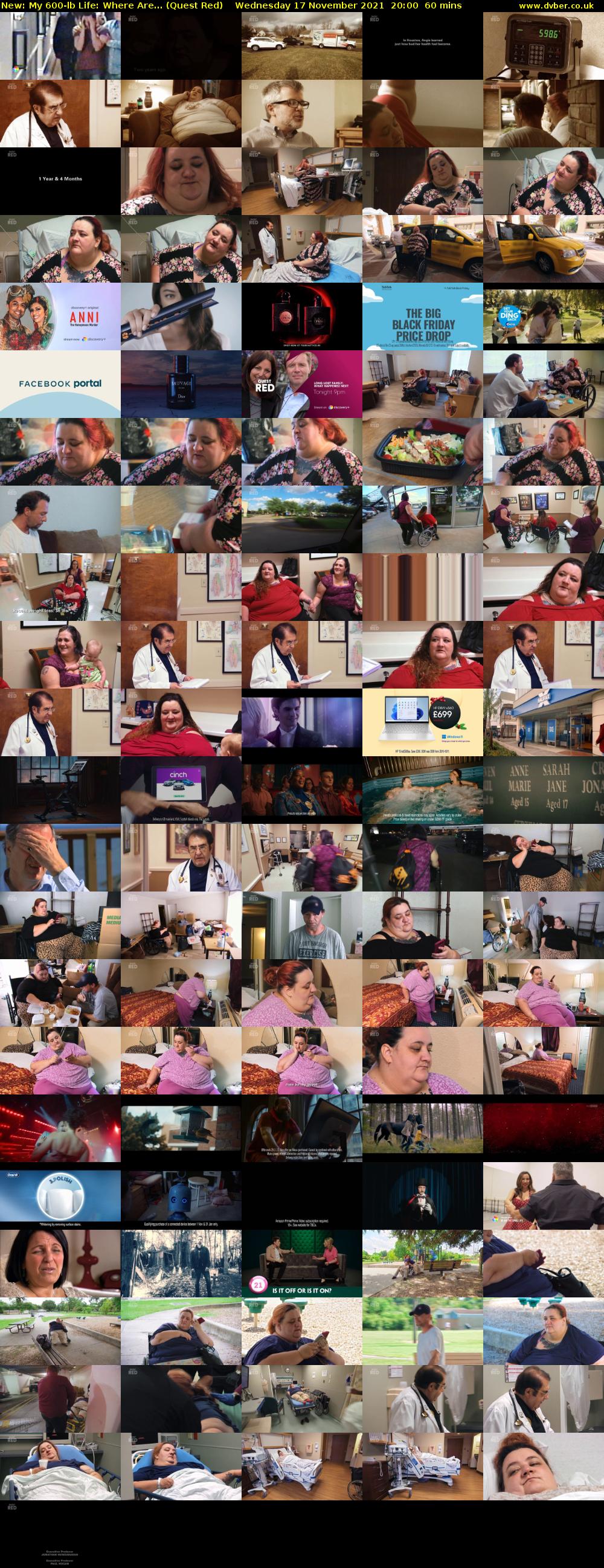 My 600-lb Life: Where Are... (Quest Red) Wednesday 17 November 2021 20:00 - 21:00