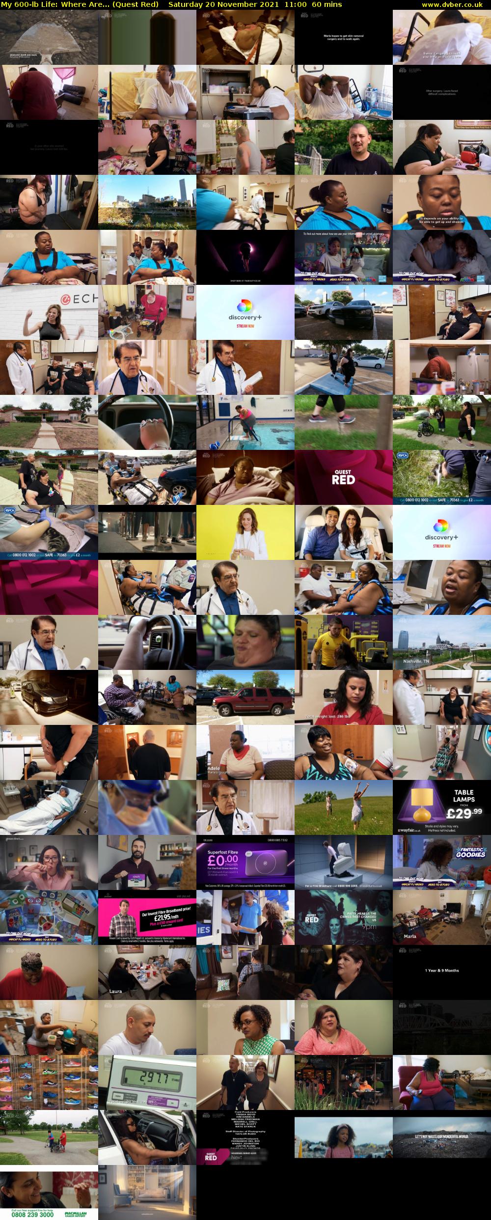 My 600-lb Life: Where Are... (Quest Red) Saturday 20 November 2021 11:00 - 12:00