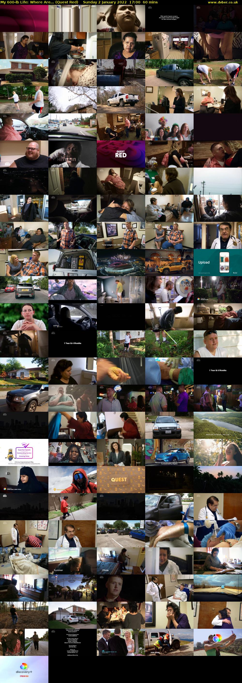 My 600-lb Life: Where Are... (Quest Red) Sunday 2 January 2022 17:00 - 18:00