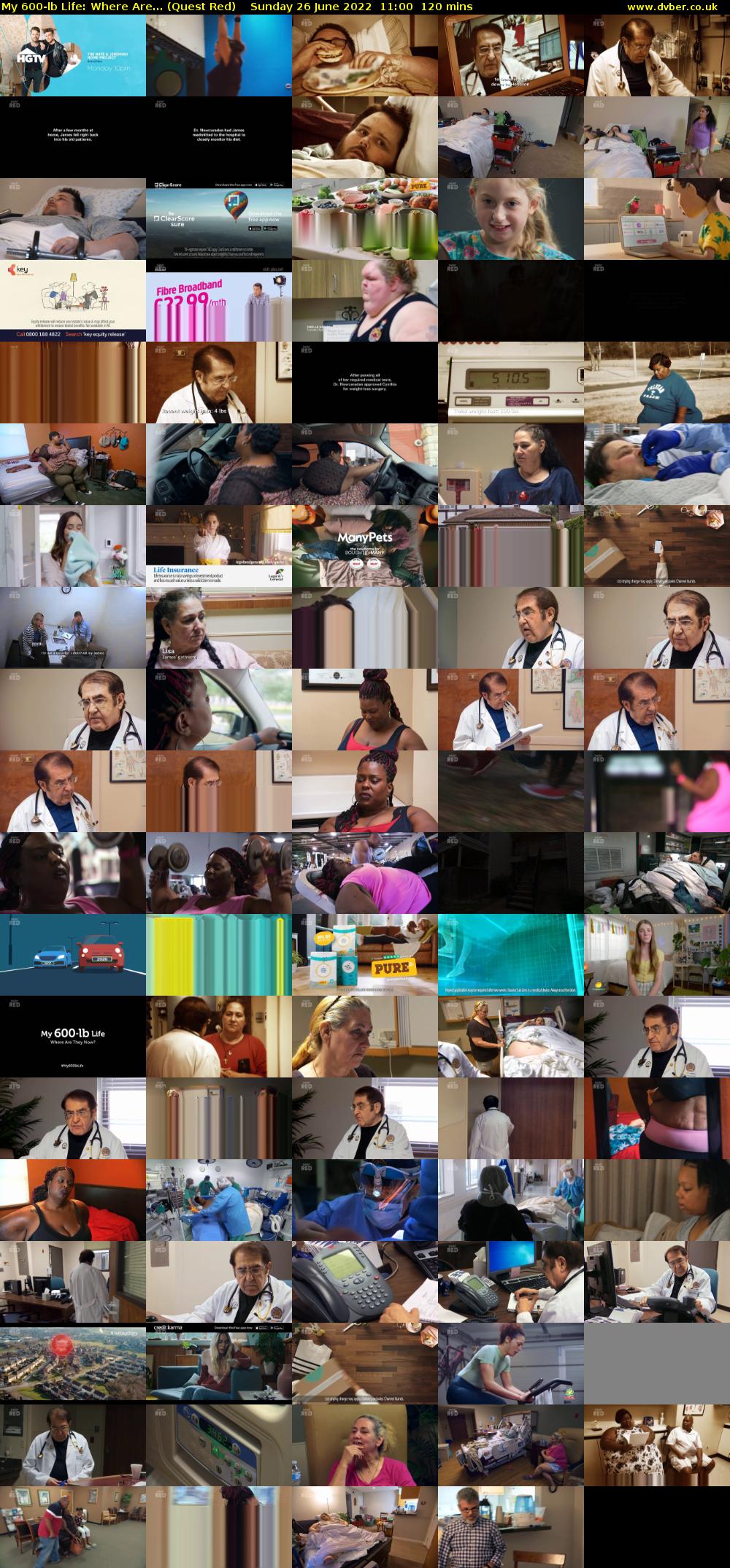 My 600-lb Life: Where Are... (Quest Red) Sunday 26 June 2022 11:00 - 13:00